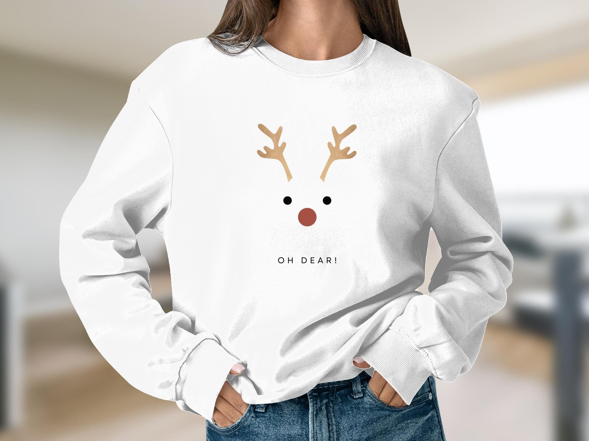 Printify Sweatshirt Sweet design of Christmas on Unisex Crew Neck Sweatshirt (EU)