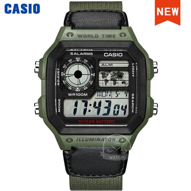 Sophie Store AE1200WHB3B Casio watch Explosion watch men set luxury LED military digital watch sport quartz men watch relogio masculinoAE-1200WHD-1A