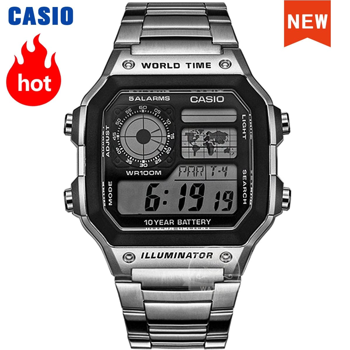 Sophie Store Casio watch Explosion watch men set luxury LED military digital watch sport quartz men watch relogio masculinoAE-1200WHD-1A