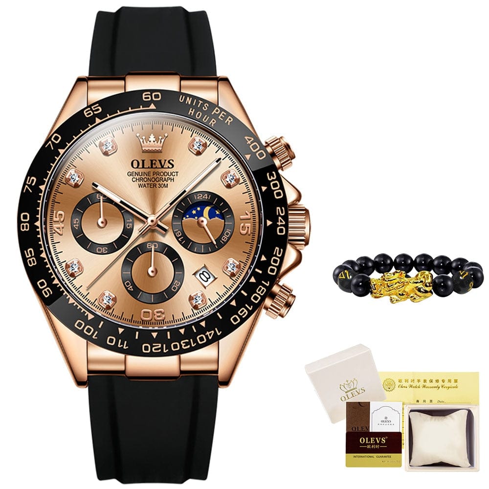 Sophie Store OLEVS Luxury Men Watch Quartz Man Watches Waterproof Luminous Top Brand Watch for Men Date Chronograph Sport Wristwatch