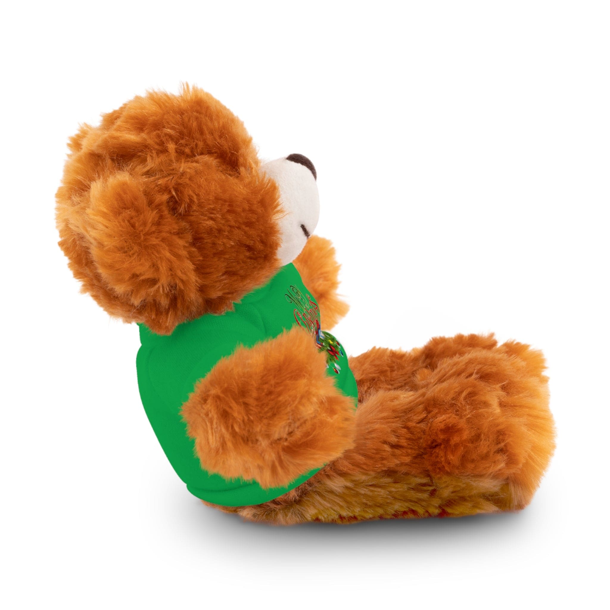 Printify Accessories Cuddly Christmas Companions: Stuffed Animals Adorned in Festive Tee Designs for Holiday Cheer!