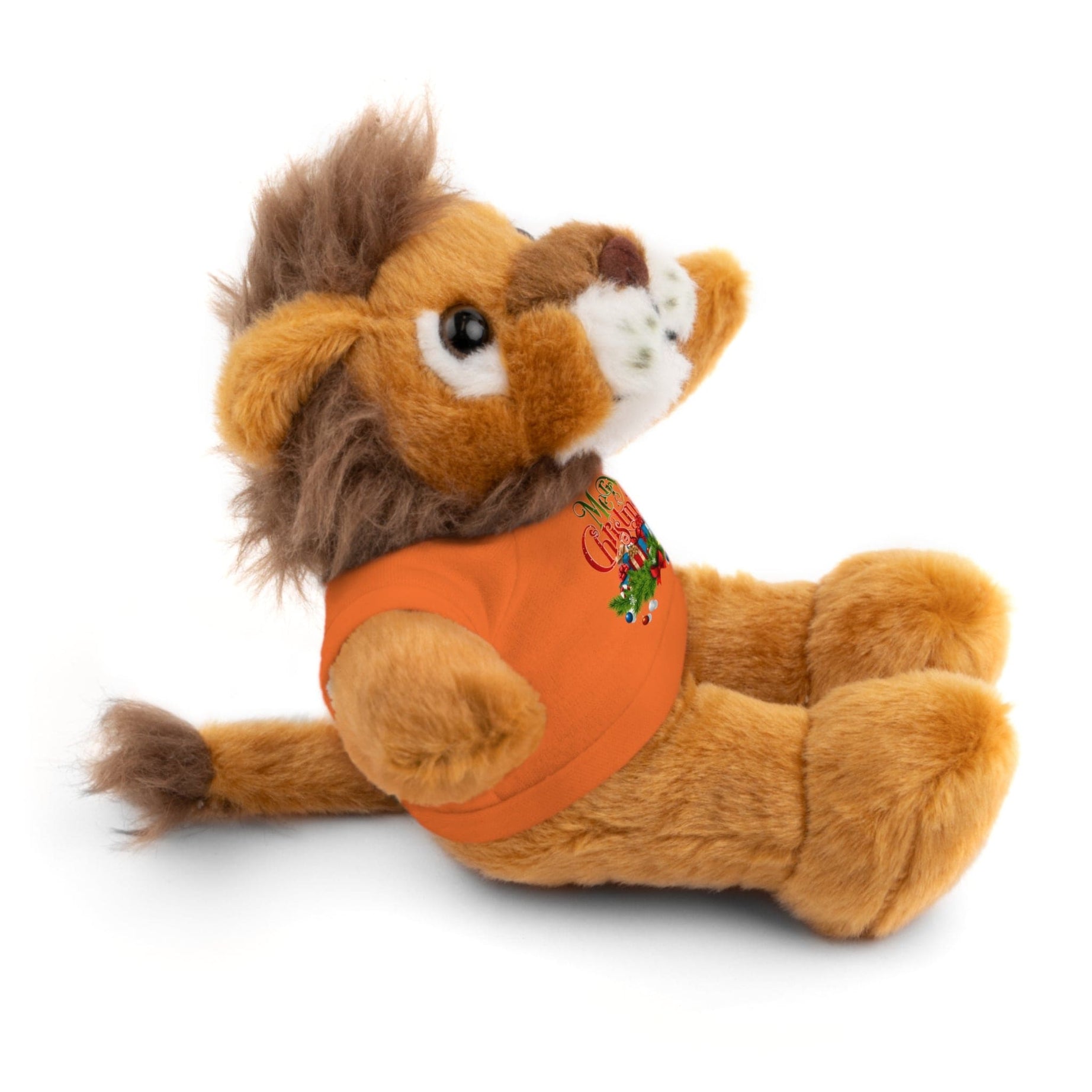 Printify Accessories Cuddly Christmas Companions: Stuffed Animals Adorned in Festive Tee Designs for Holiday Cheer!