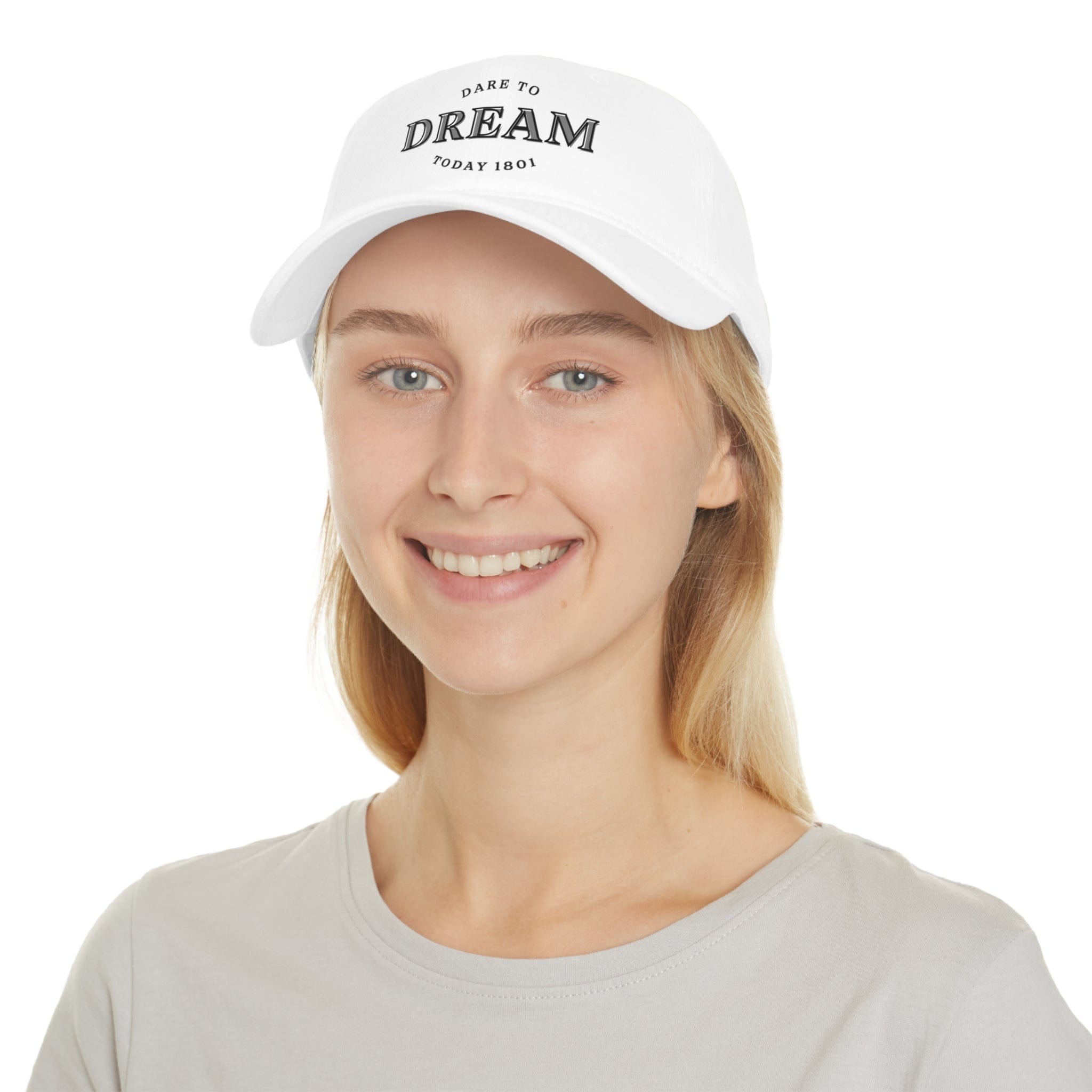 Printify Hats Dare to Dream today 1801 Low Profile Baseball Cap