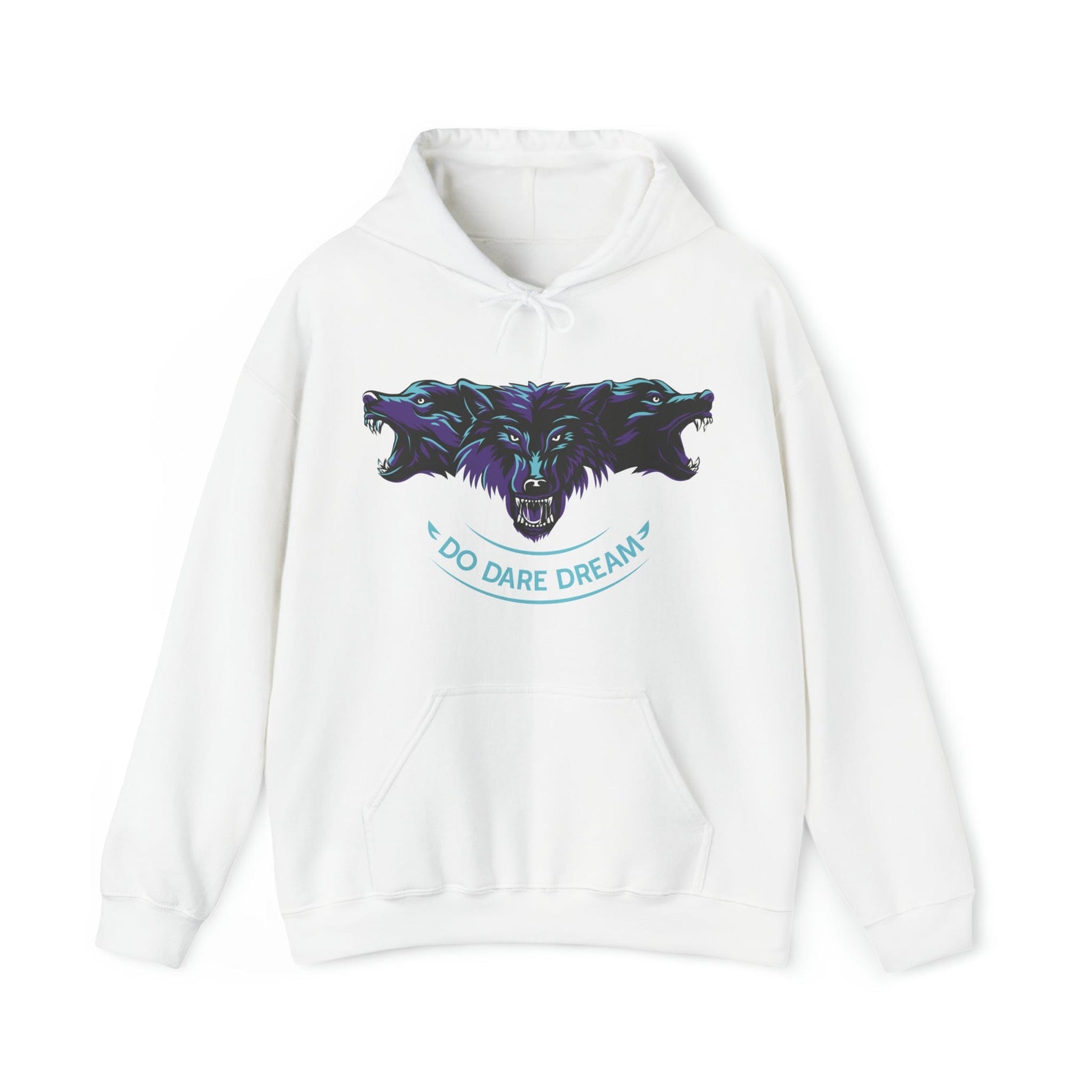 Printify Hoodie Dreamer's Den: Wolf-Inspired T-Shirt - Explore Bold Fashion with Our Exclusive Design at Sophie Store!