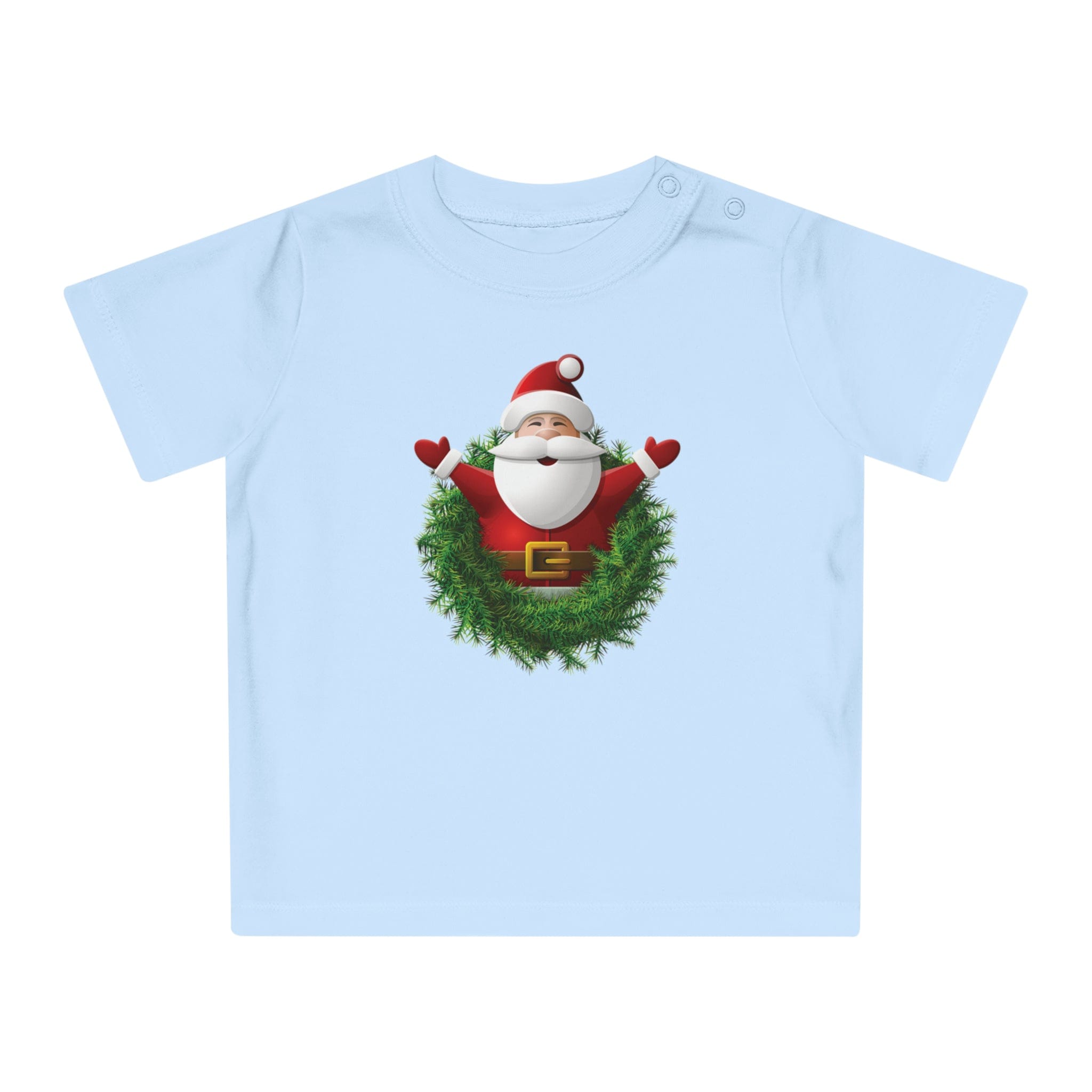 Printify Kids clothes Dusty Blue / NB (0-3M) Baby T-Shirt