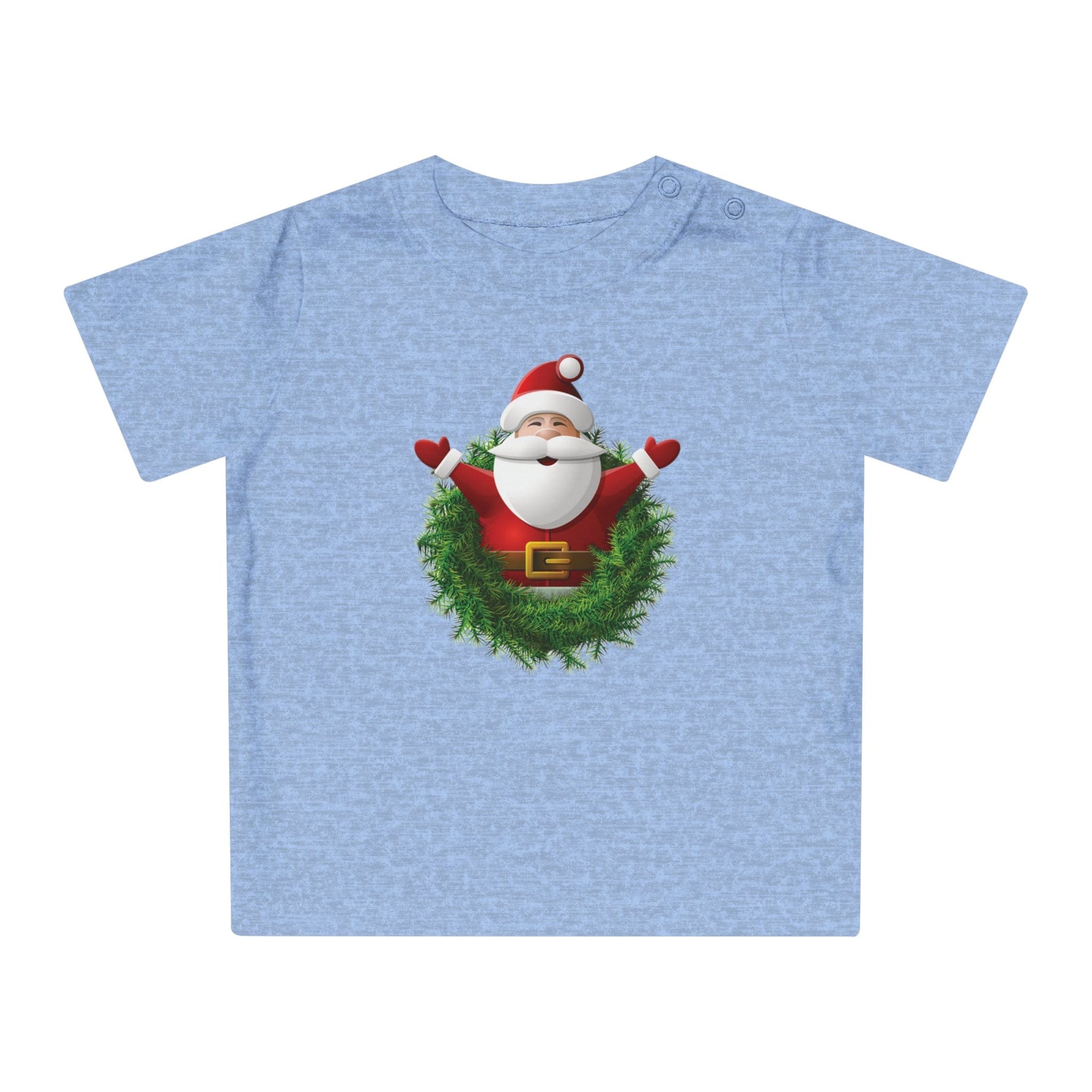 Printify Kids clothes Heather Blue / NB (0-3M) Baby T-Shirt