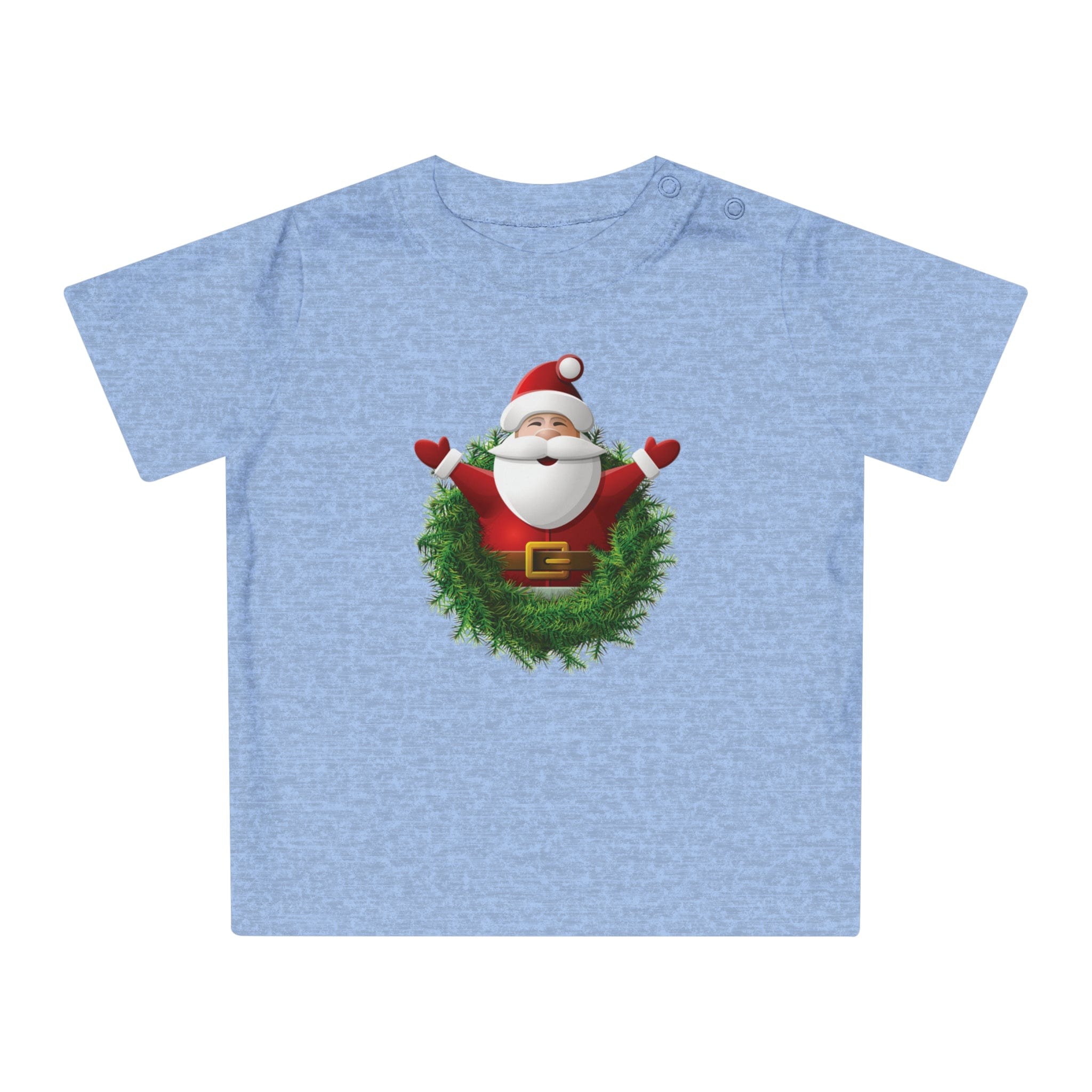 Printify Kids clothes Heather Blue / NB (0-3M) Baby T-Shirt