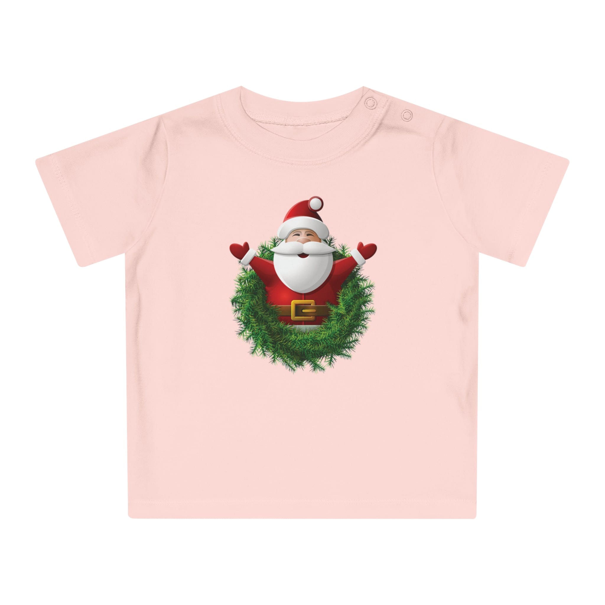 Printify Kids clothes Powder Pink / NB (0-3M) Baby T-Shirt