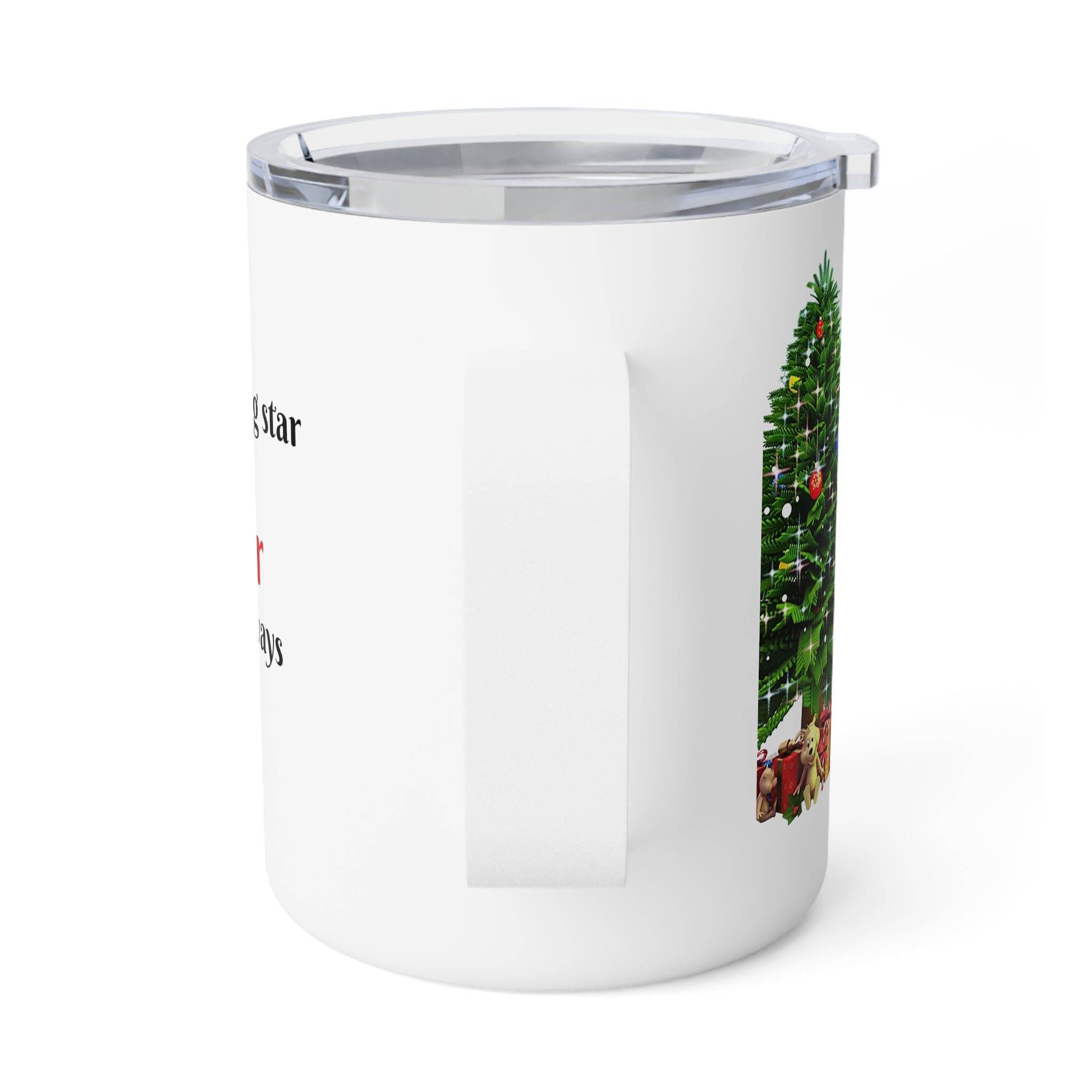 Printify Mug 10oz / White Sweet Conversation between Father & Daughter designed on Insulated Coffee Mug