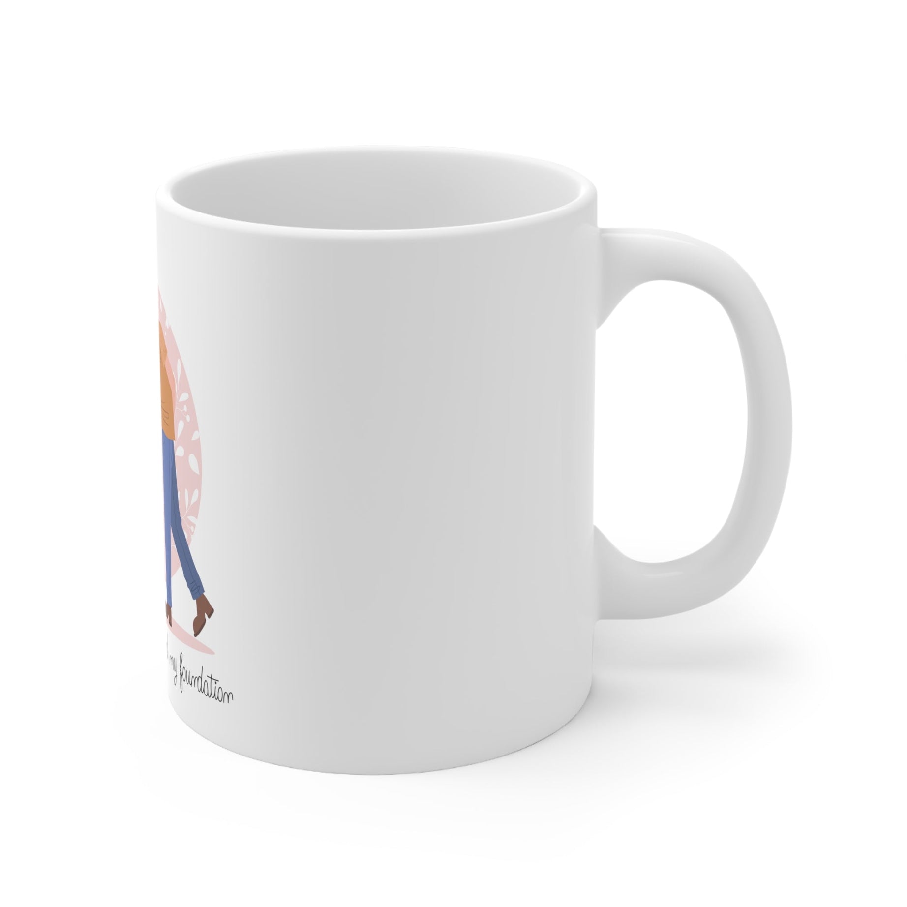 Printify Mug 11oz Dad & Daughter Duo: Cozy Up with Christmas Cheer