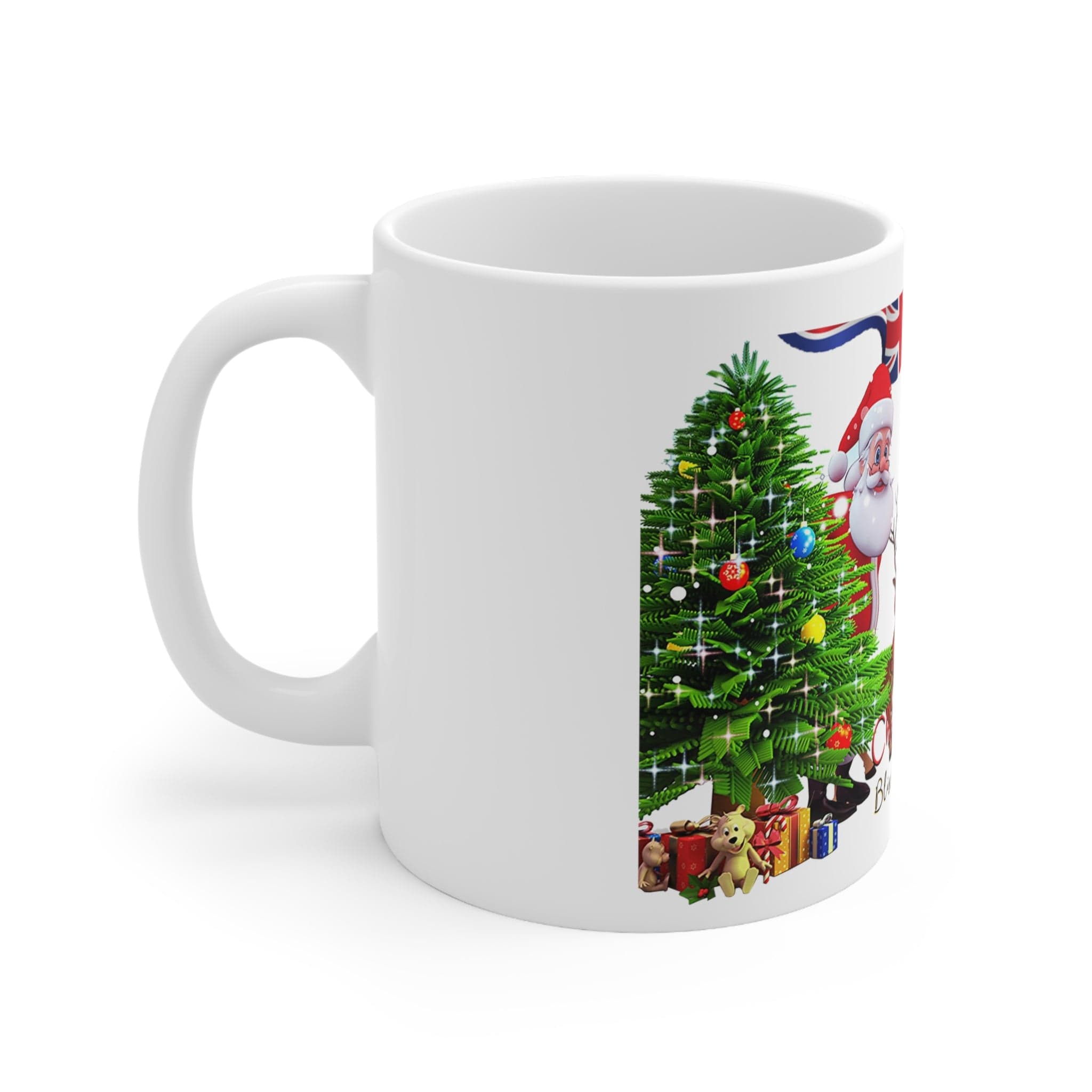 Printify Mug 11oz Suffolk's Cheers: 11oz Ceramic Mugs Overflowing with Christmas Warmth for Our Wonderful Suffolk Community