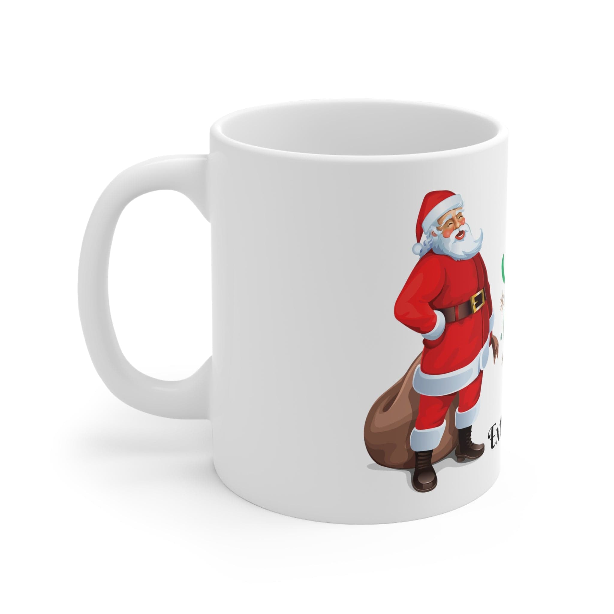 Printify Mug 11oz Suffolkshire Festivi-tea: 11oz Ceramic Mugs Spreading Christmas Cheer to All