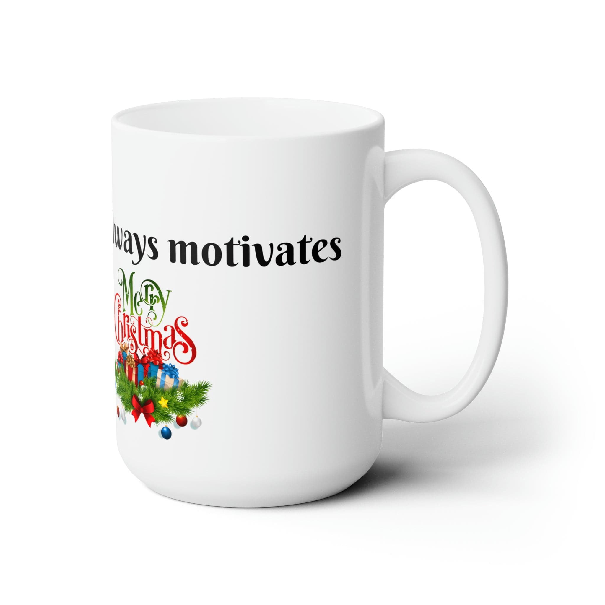 Printify Mug 15oz Dad, my hero, always motivates Ceramic Mug with christmas wish