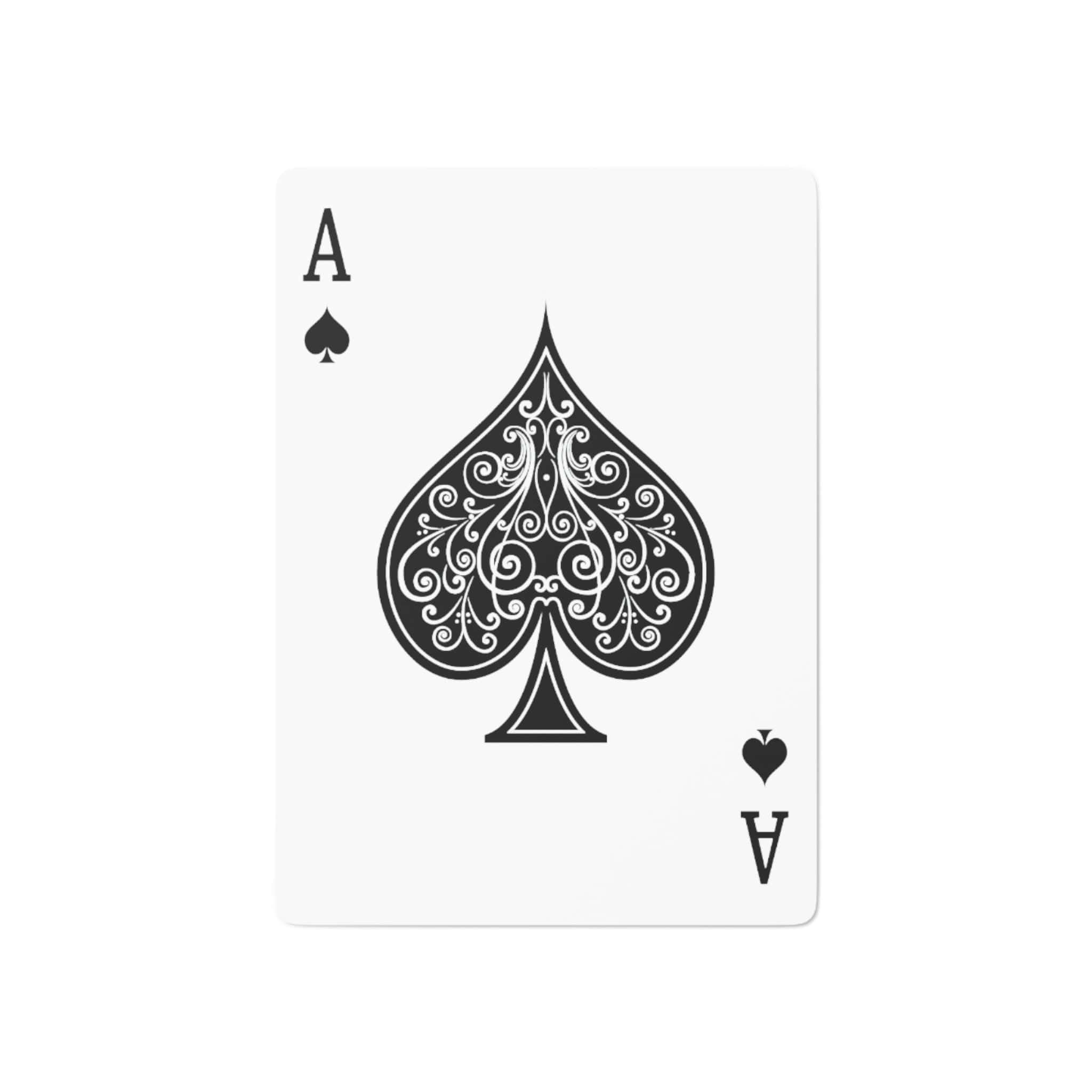 Printify Paper products 2.47" x 3.47" / White / Semi Glossy Christmas designed Custom Poker Cards