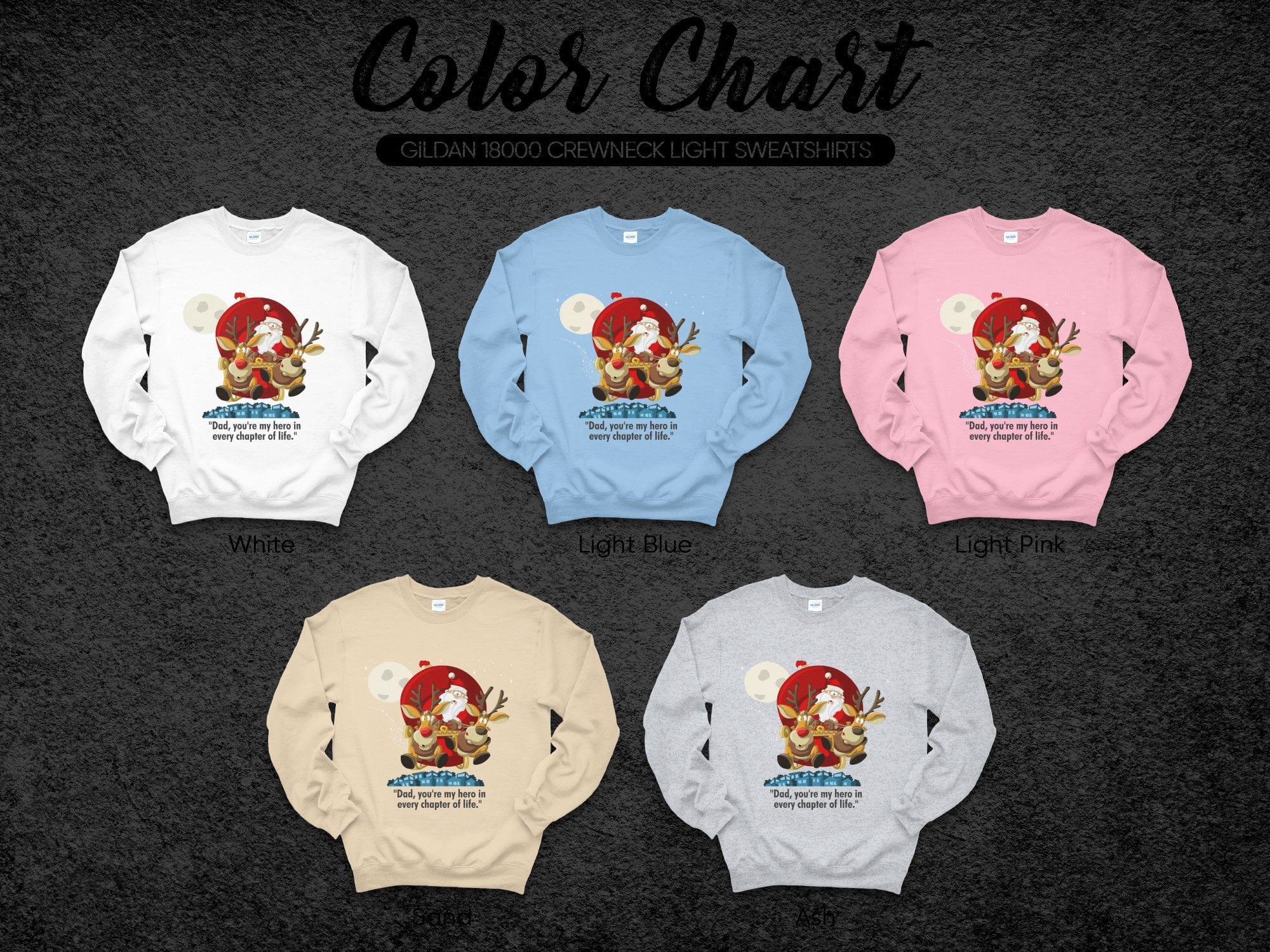 Printify Sweatshirt Classic Comfort: Unisex NuBlend Crewneck Sweatshirt – Timeless Style,  Christmas Design