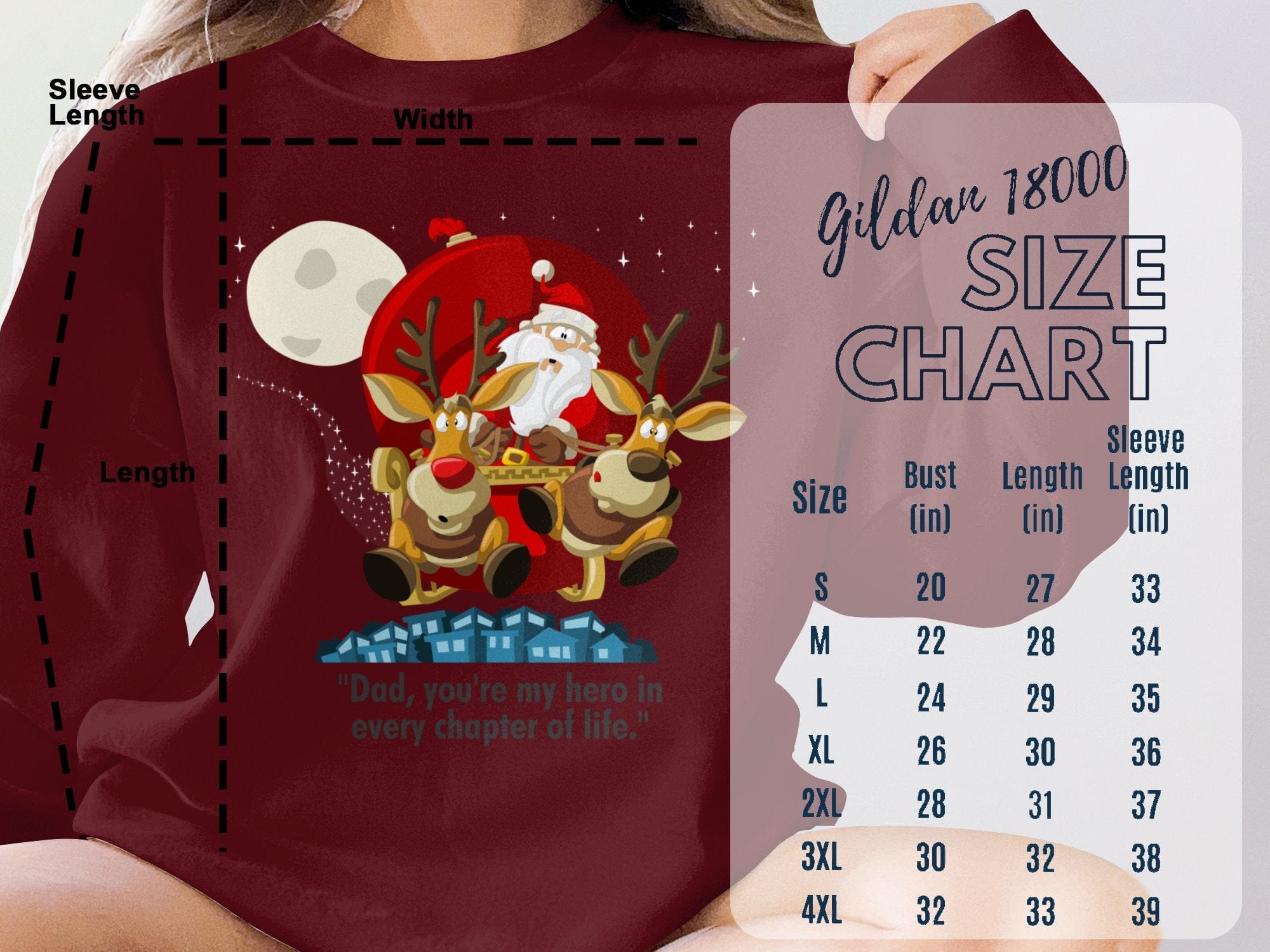 Printify Sweatshirt Classic Comfort: Unisex NuBlend Crewneck Sweatshirt – Timeless Style,  Christmas Design