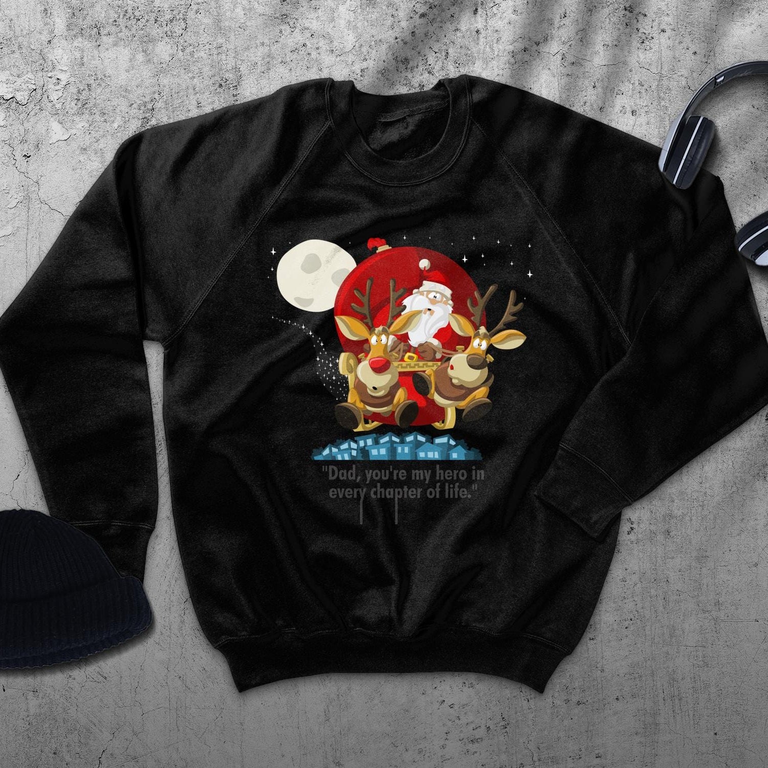 Printify Sweatshirt Classic Comfort: Unisex NuBlend Crewneck Sweatshirt – Timeless Style,  Christmas Design