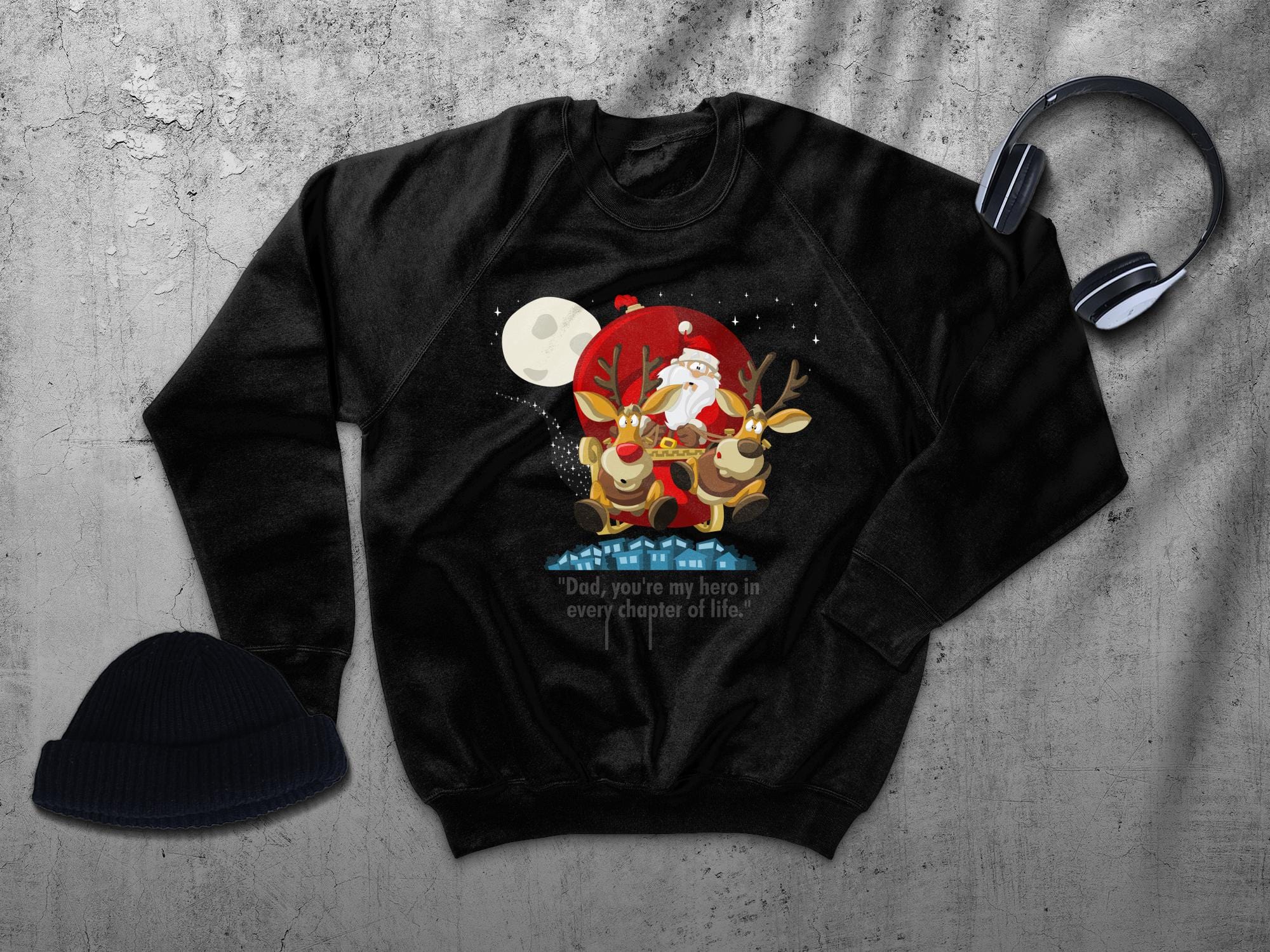 Printify Sweatshirt Classic Comfort: Unisex NuBlend Crewneck Sweatshirt – Timeless Style,  Christmas Design