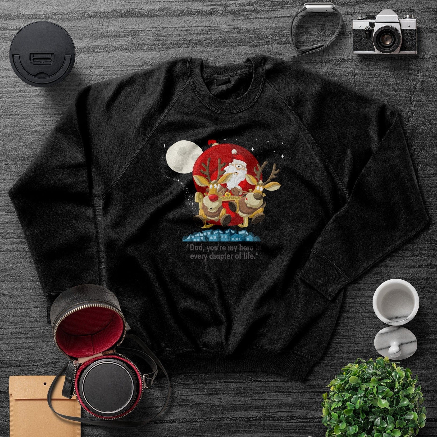 Printify Sweatshirt Classic Comfort: Unisex NuBlend Crewneck Sweatshirt – Timeless Style,  Christmas Design