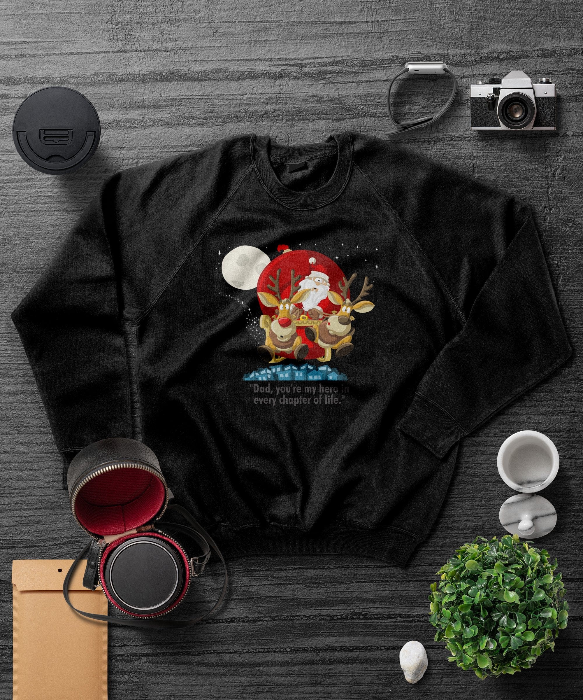 Printify Sweatshirt Classic Comfort: Unisex NuBlend Crewneck Sweatshirt – Timeless Style,  Christmas Design