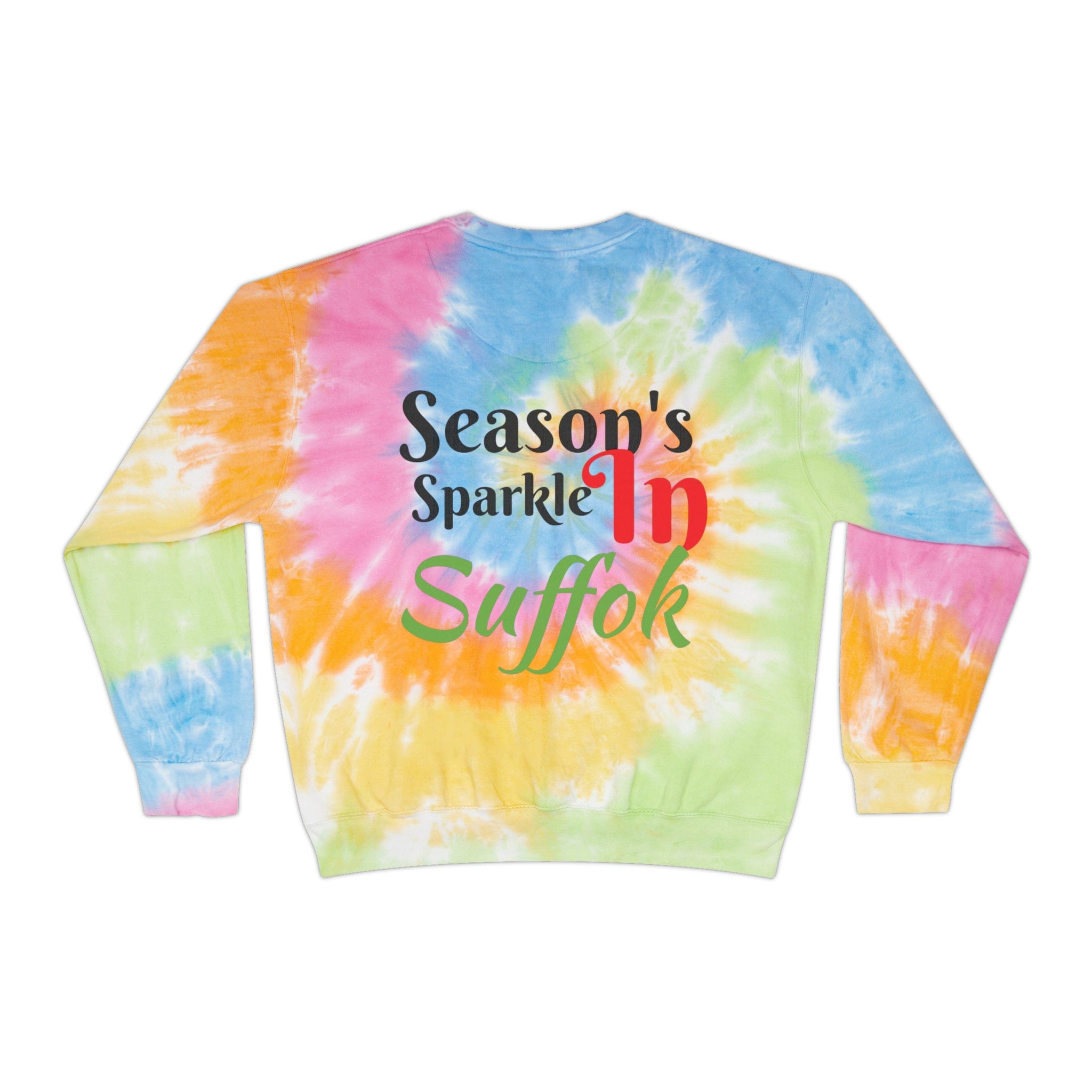 Printify Sweatshirt Eternity / S Suffolk-Vibrant Unisex Tie-Dye Sweatshirt: Embrace Comfort in Style for All Genders