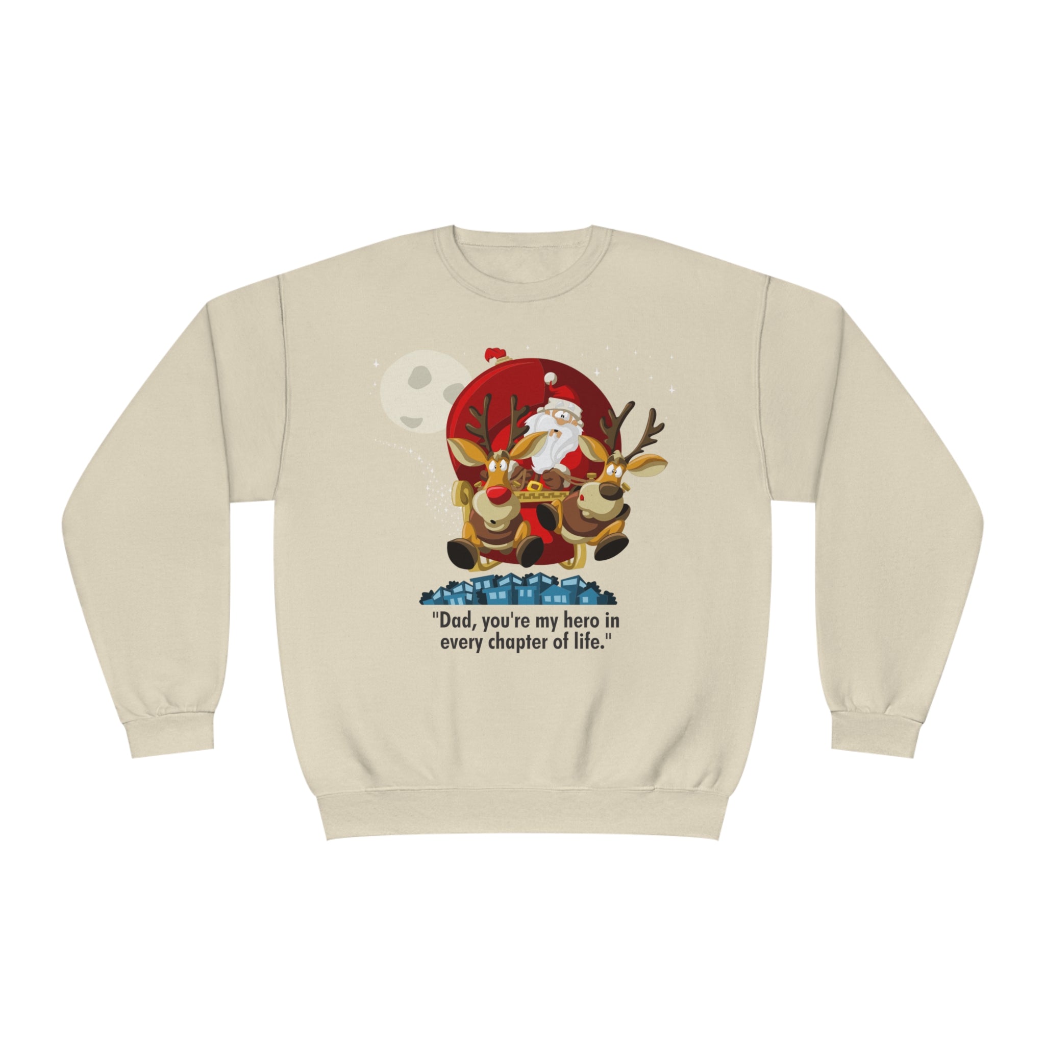 Printify Sweatshirt Sandstone / S Classic Comfort: Unisex NuBlend Crewneck Sweatshirt – Timeless Style,  Christmas Design