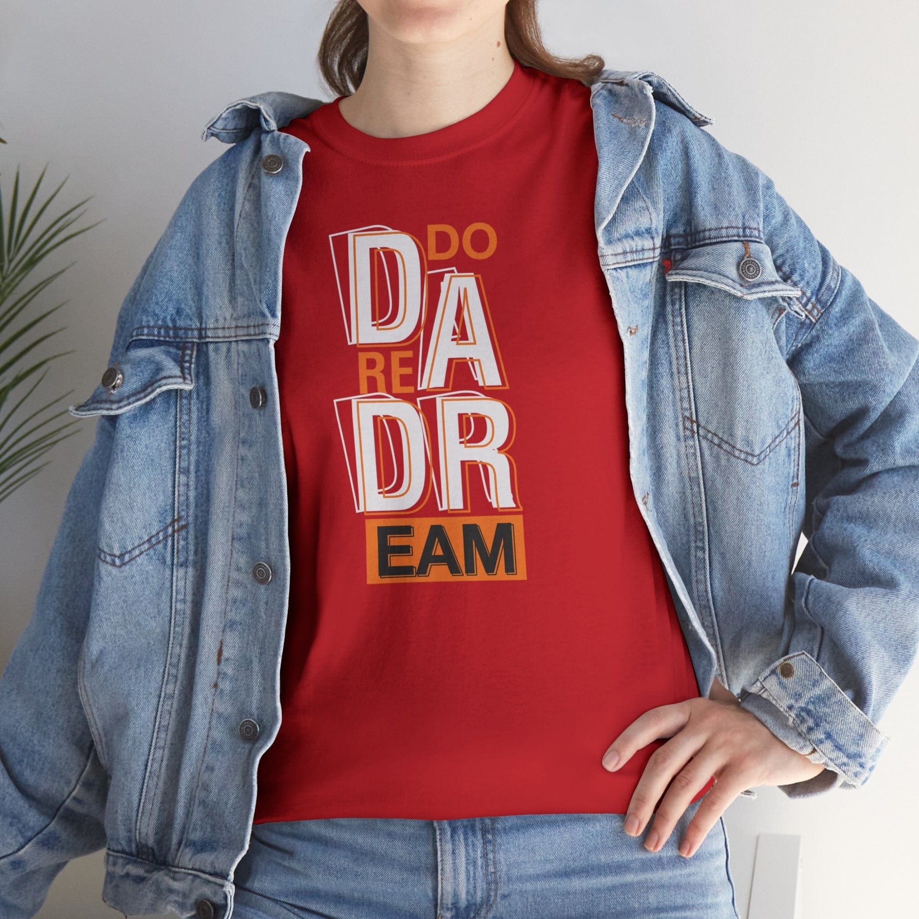 Printify T-Shirt Aspire Boldly: Exclusive 'Do Dare Dream' Tee by Sophie, Where Fashion Meets Ambition-Unisex Heavy Cotton Tee