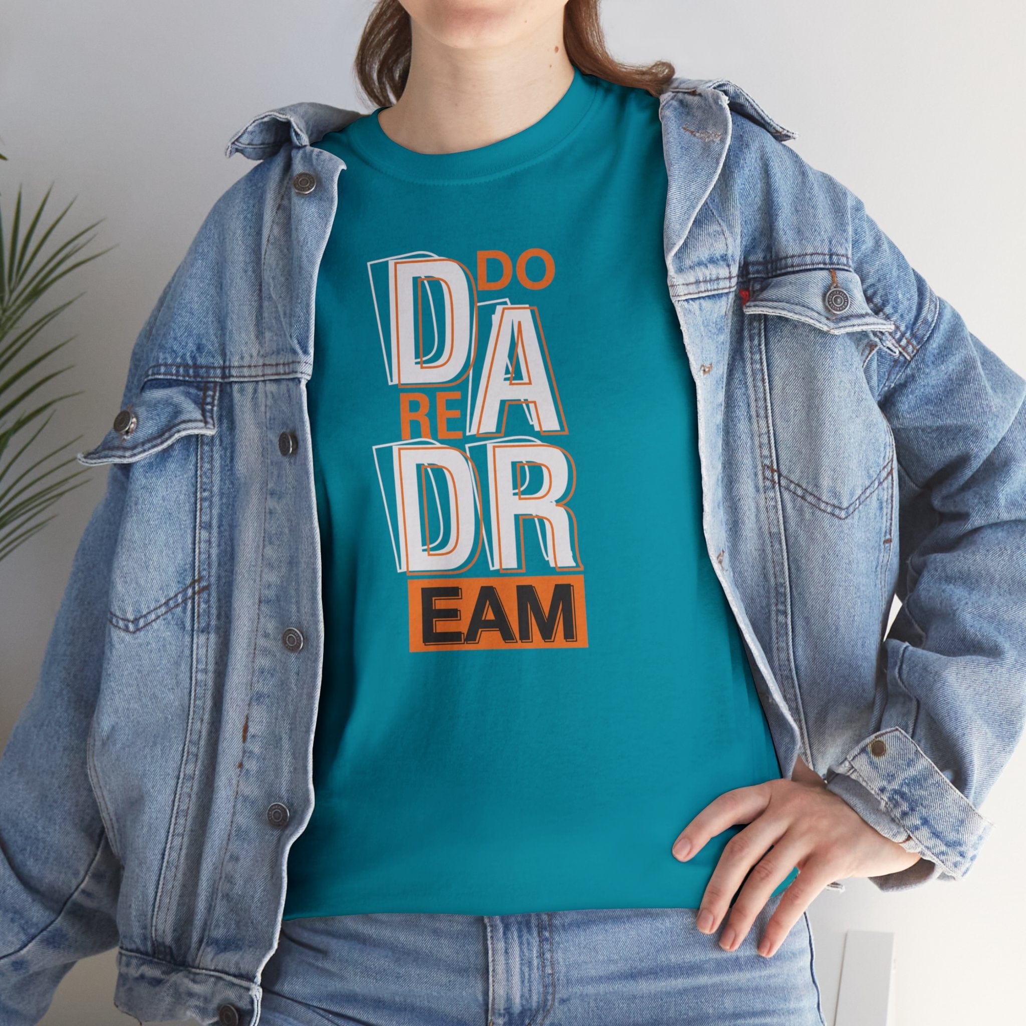 Printify T-Shirt Aspire Boldly: Exclusive 'Do Dare Dream' Tee by Sophie, Where Fashion Meets Ambition-Unisex Heavy Cotton Tee
