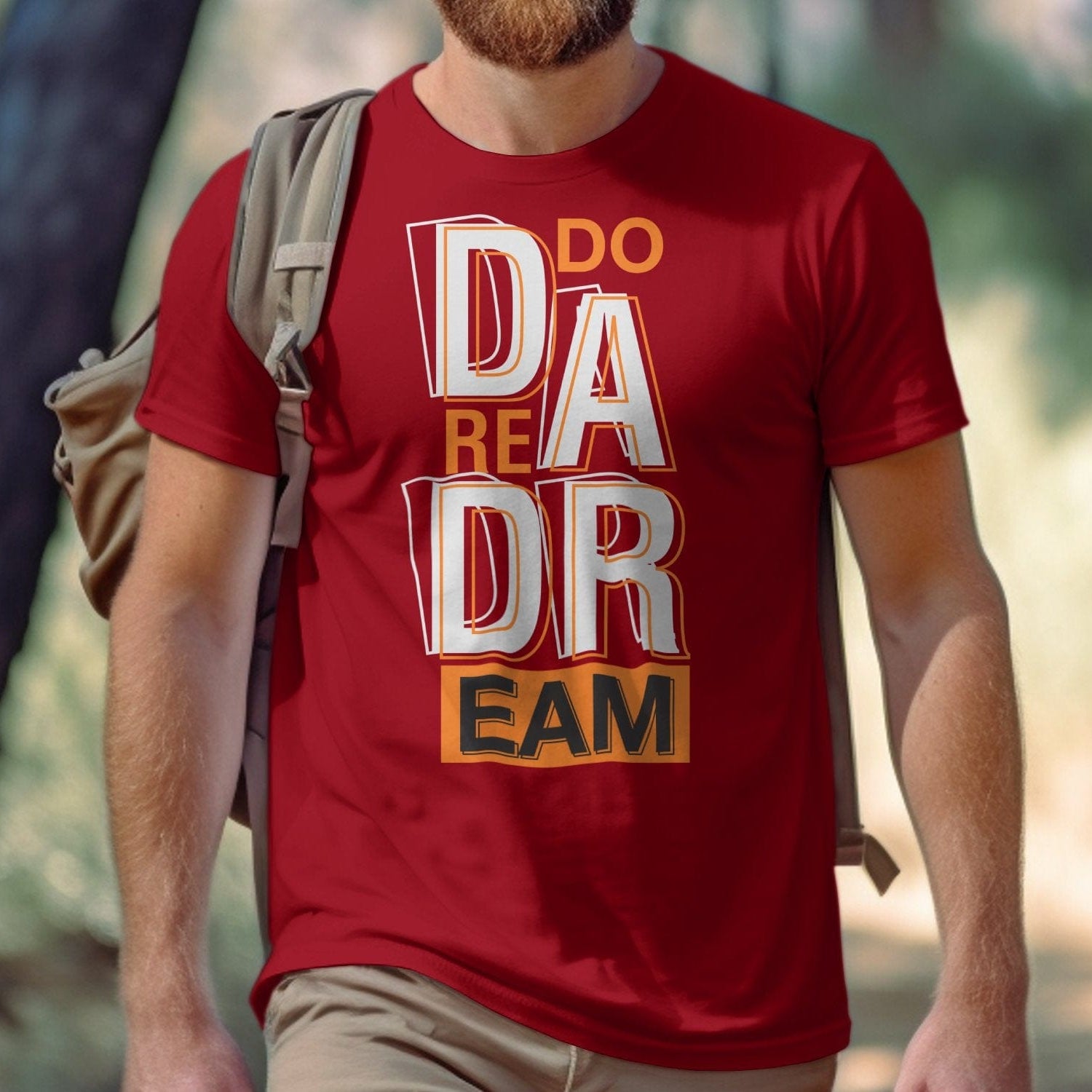 Printify T-Shirt Aspire Boldly: Exclusive 'Do Dare Dream' Tee by Sophie, Where Fashion Meets Ambition-Unisex Heavy Cotton Tee