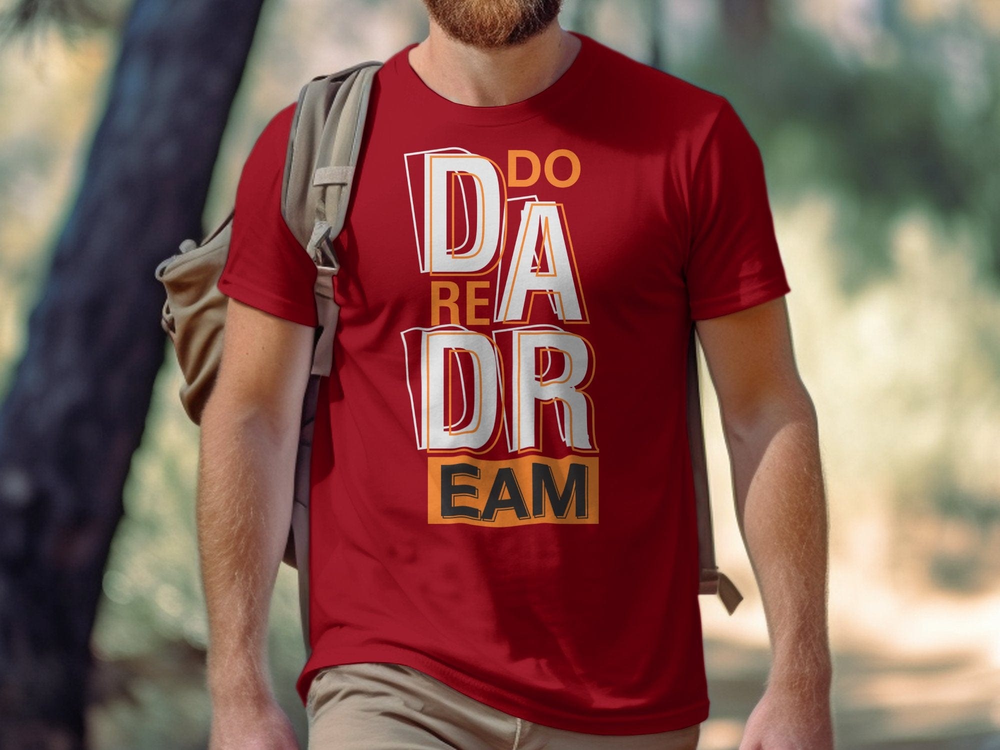 Printify T-Shirt Aspire Boldly: Exclusive 'Do Dare Dream' Tee by Sophie, Where Fashion Meets Ambition-Unisex Heavy Cotton Tee