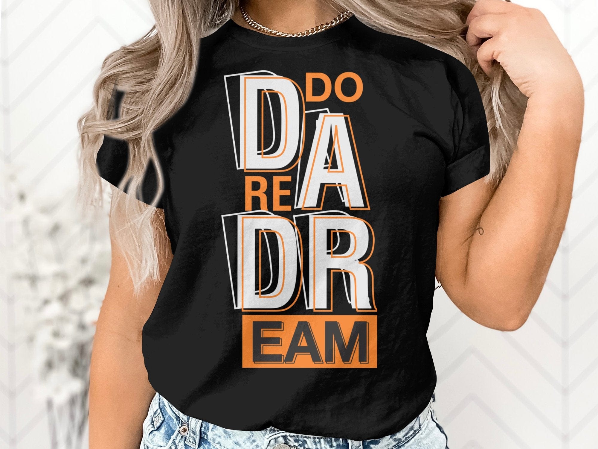 Printify T-Shirt Aspire Boldly: Exclusive 'Do Dare Dream' Tee by Sophie, Where Fashion Meets Ambition-Unisex Heavy Cotton Tee