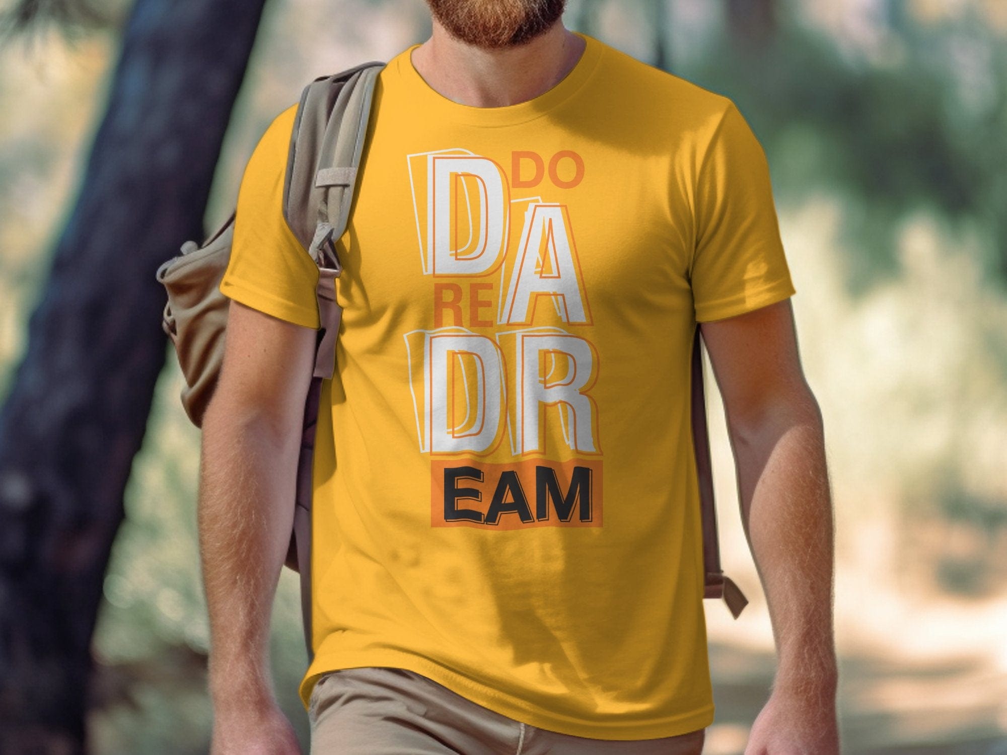 Printify T-Shirt Aspire Boldly: Exclusive 'Do Dare Dream' Tee by Sophie, Where Fashion Meets Ambition-Unisex Heavy Cotton Tee