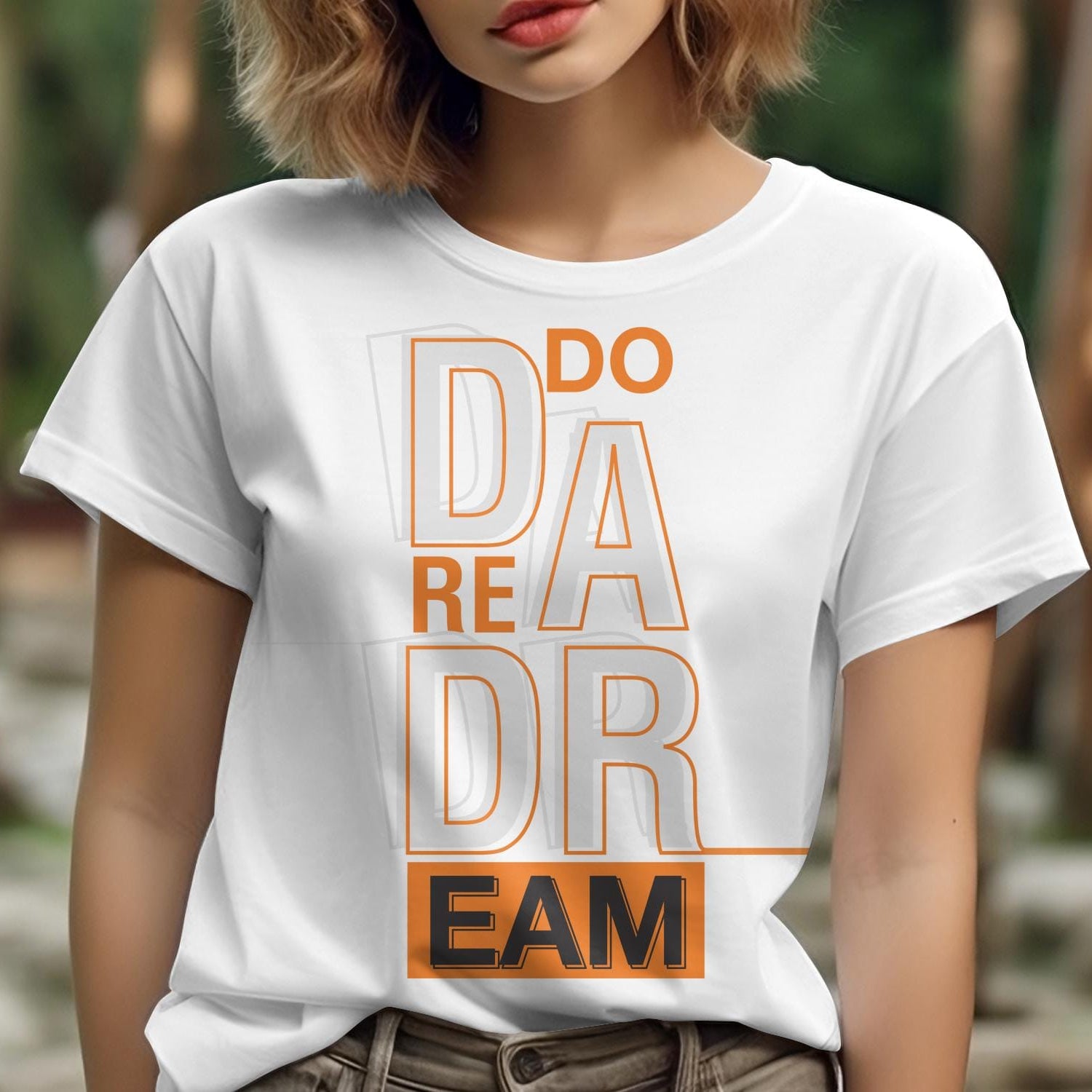 Printify T-Shirt Aspire Boldly: Exclusive 'Do Dare Dream' Tee by Sophie, Where Fashion Meets Ambition-Unisex Heavy Cotton Tee