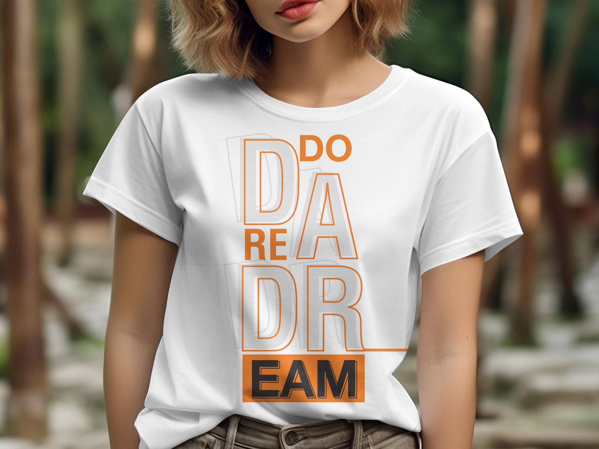 Printify T-Shirt Aspire Boldly: Exclusive 'Do Dare Dream' Tee by Sophie, Where Fashion Meets Ambition-Unisex Heavy Cotton Tee