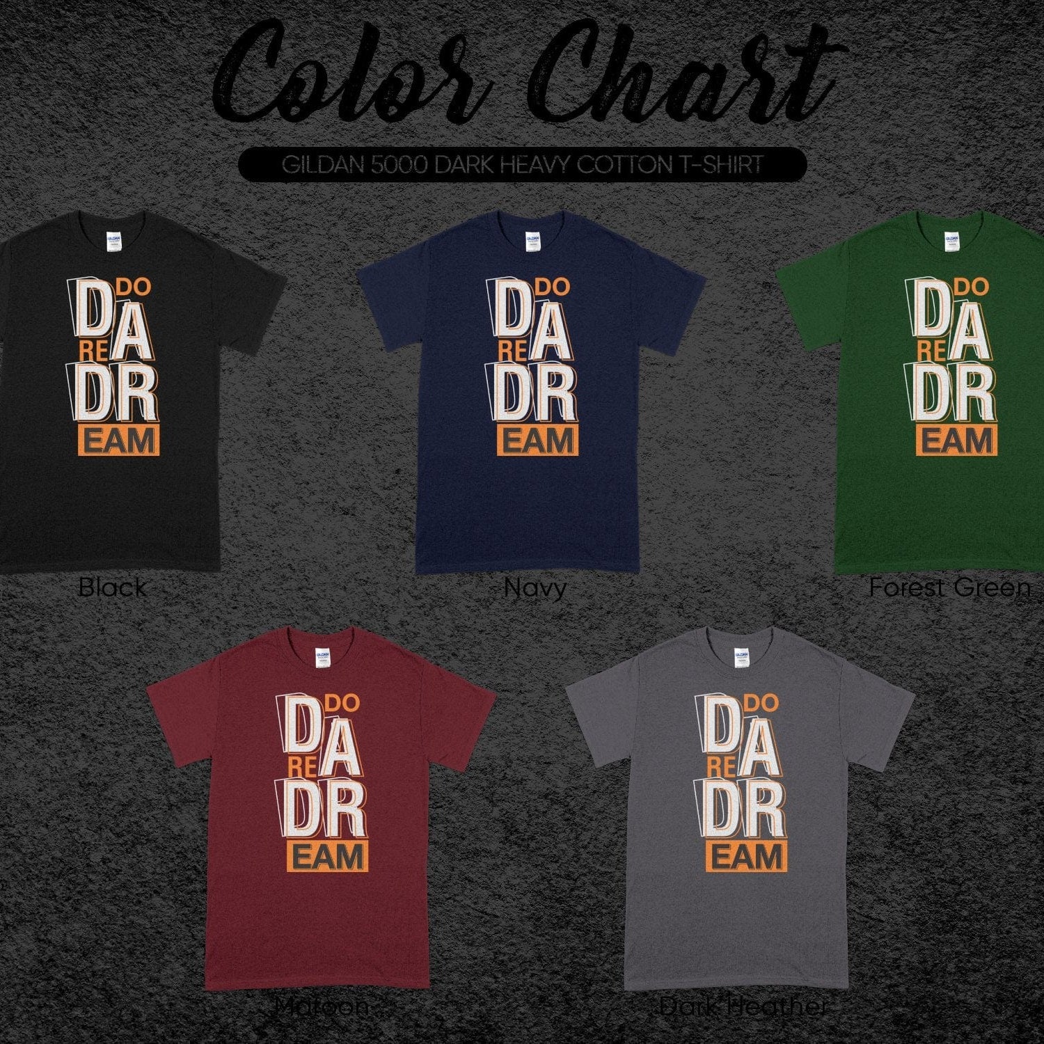 Printify T-Shirt Aspire Boldly: Exclusive 'Do Dare Dream' Tee by Sophie, Where Fashion Meets Ambition-Unisex Heavy Cotton Tee