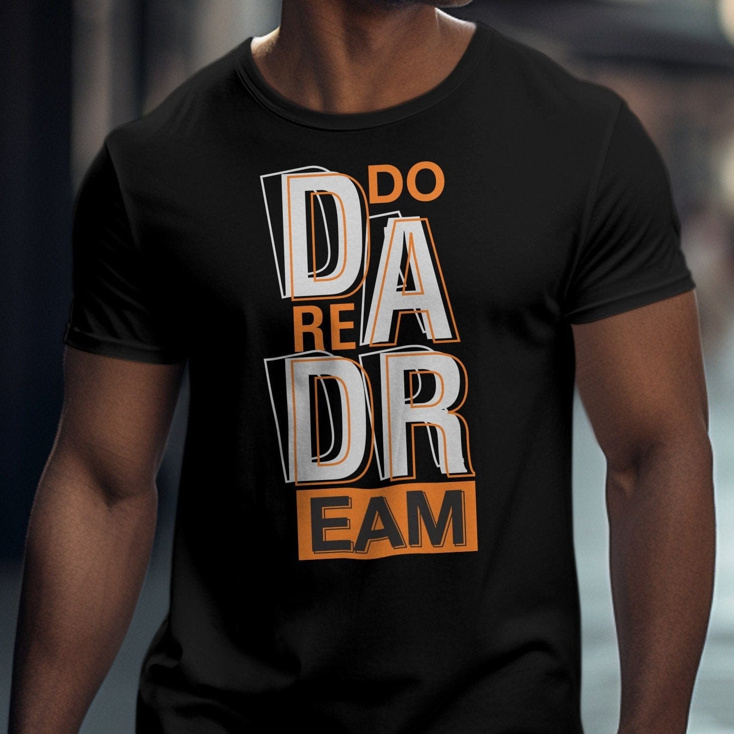 Printify T-Shirt Aspire Boldly: Exclusive 'Do Dare Dream' Tee by Sophie, Where Fashion Meets Ambition-Unisex Heavy Cotton Tee