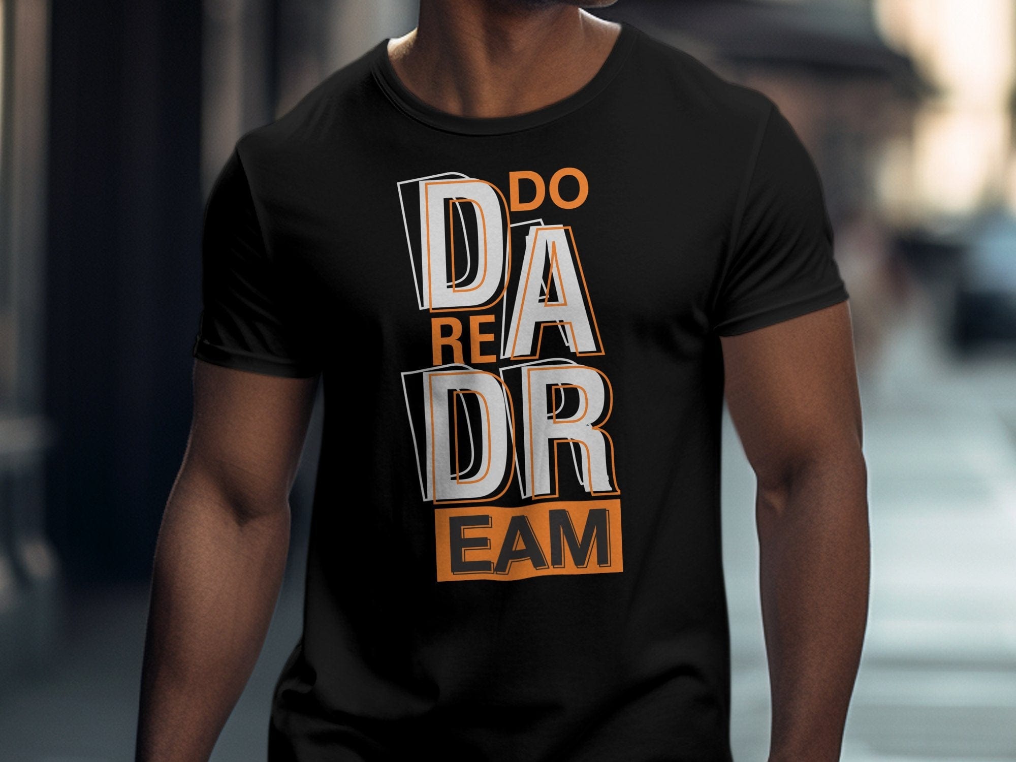 Printify T-Shirt Aspire Boldly: Exclusive 'Do Dare Dream' Tee by Sophie, Where Fashion Meets Ambition-Unisex Heavy Cotton Tee