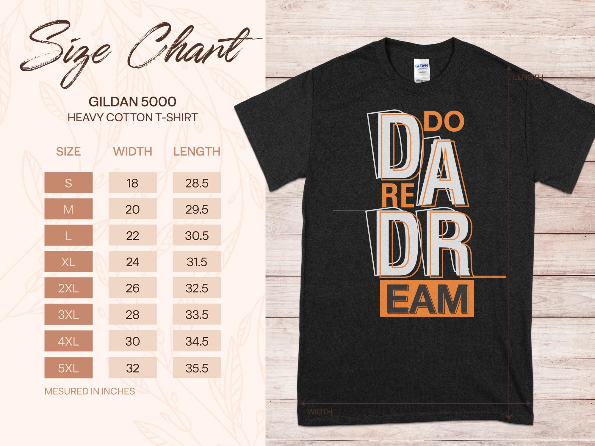 Printify T-Shirt Aspire Boldly: Exclusive 'Do Dare Dream' Tee by Sophie, Where Fashion Meets Ambition-Unisex Heavy Cotton Tee