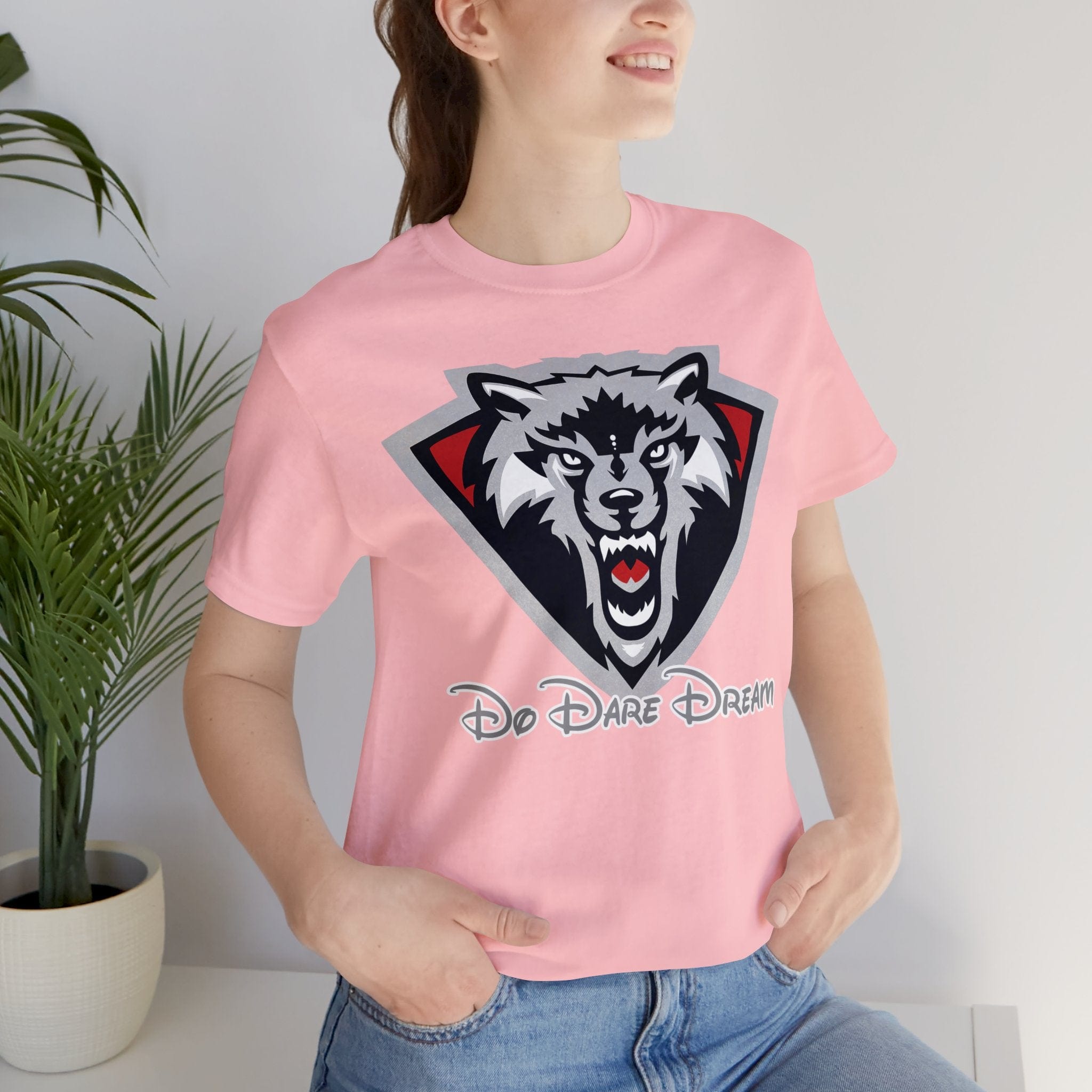 Printify T-Shirt Courage Wears a Tee: Be Bold, Be Fierce with Do Dare Dream's Motivational Collection