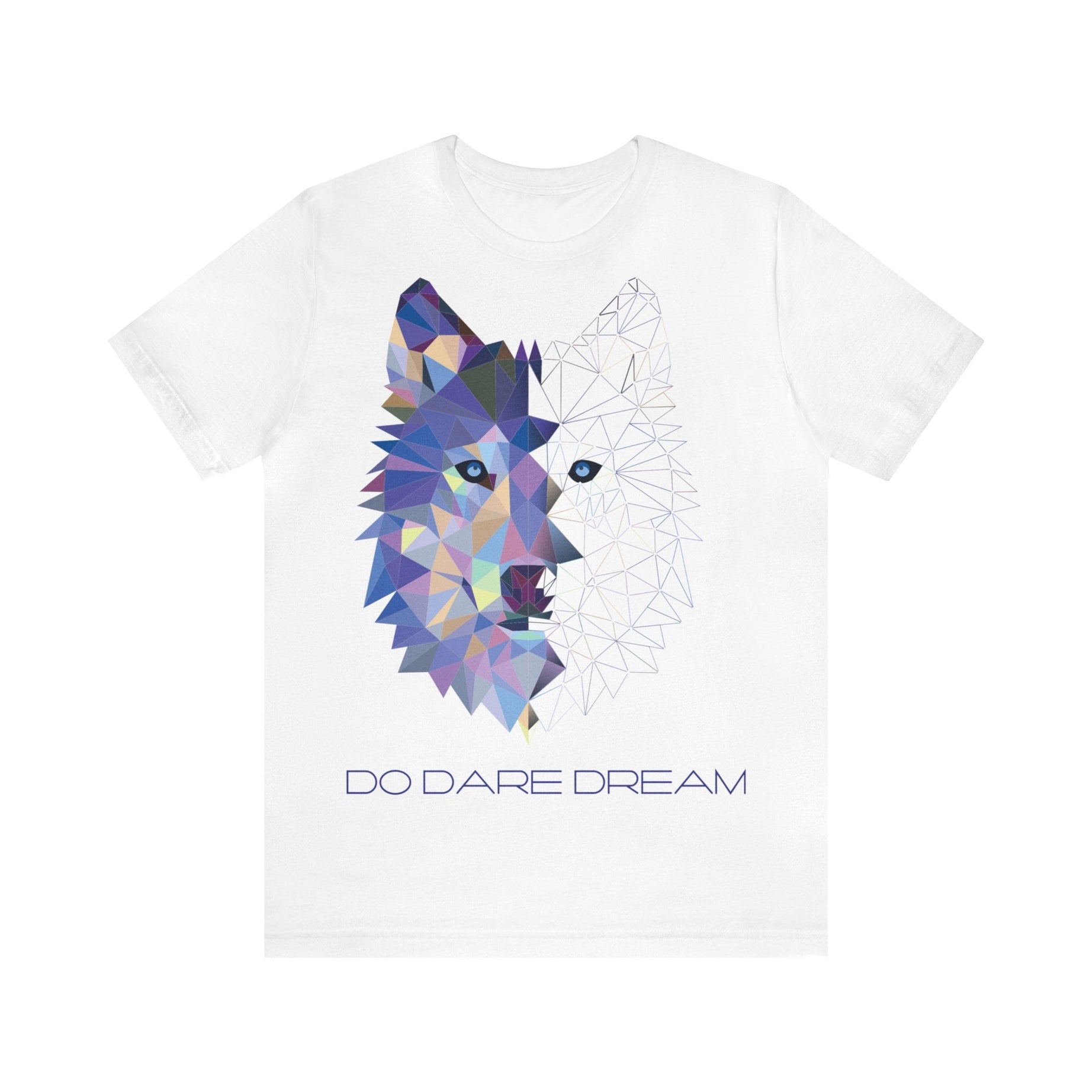 Printify T-Shirt Do Dare Dream Wolf T-Shirt – Fearless Style Inspiration