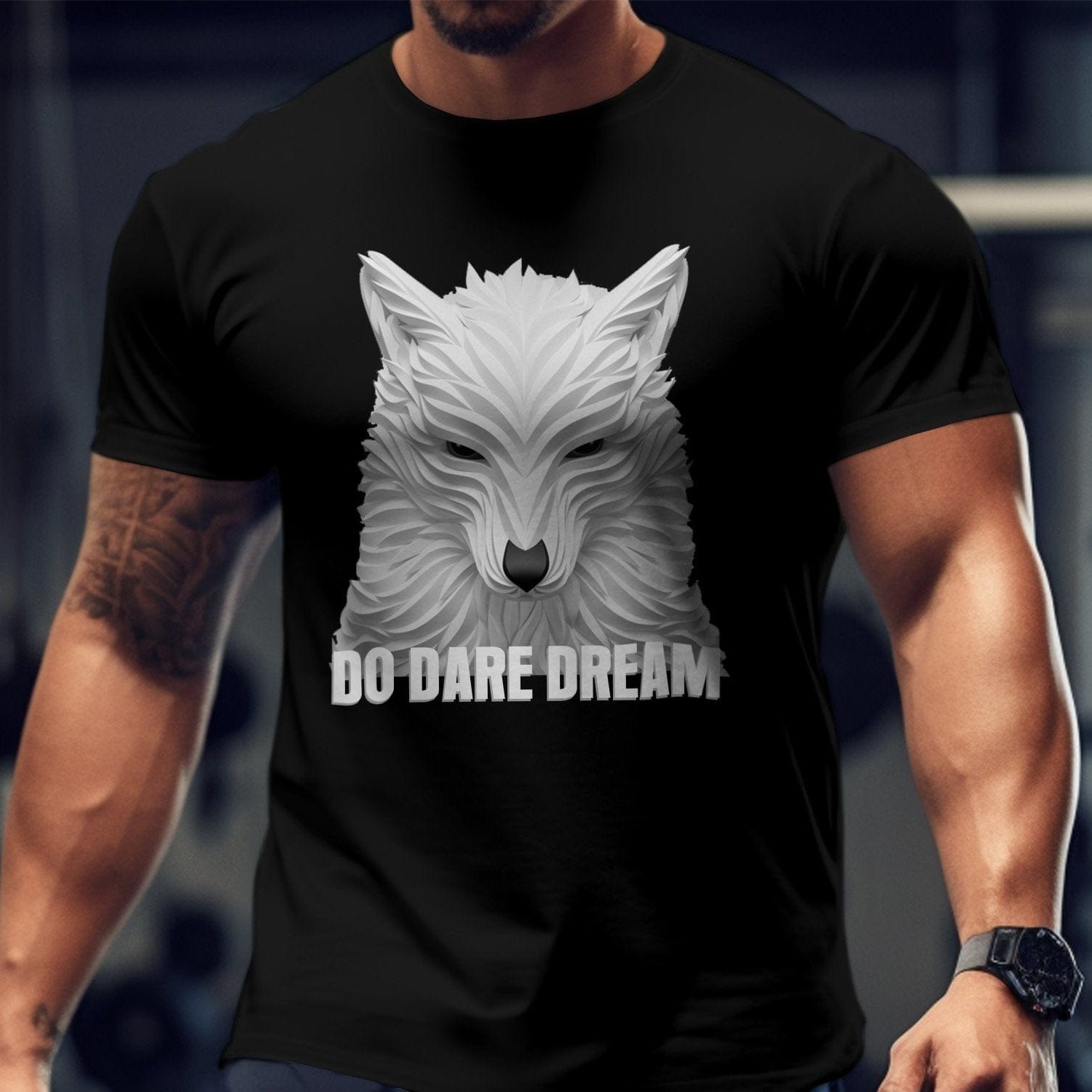 Printify T-Shirt Fearless Fashionable Unisex Heavy Cotton Tee designed for motivators