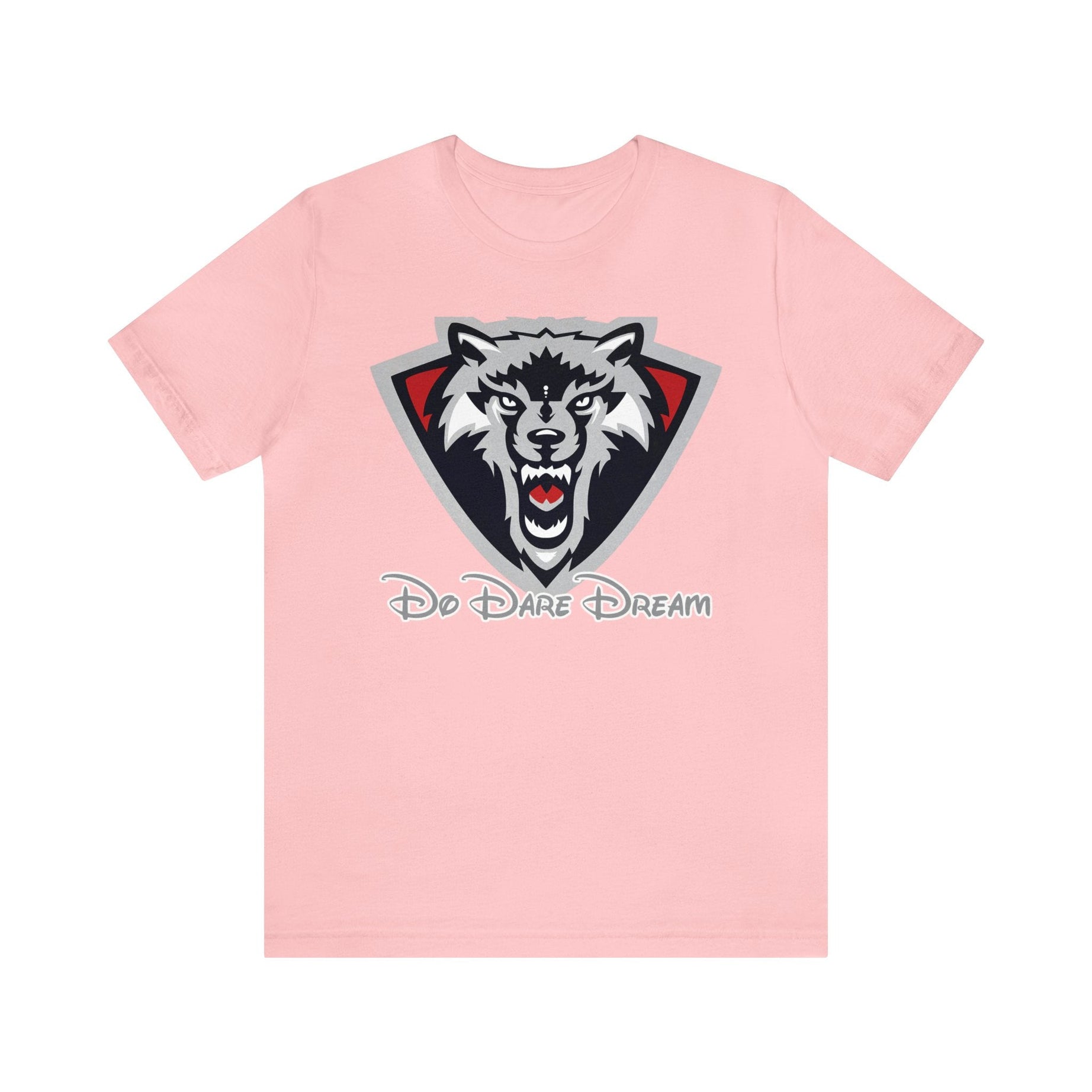 Printify T-Shirt Pink / S Courage Wears a Tee: Be Bold, Be Fierce with Do Dare Dream's Motivational Collection