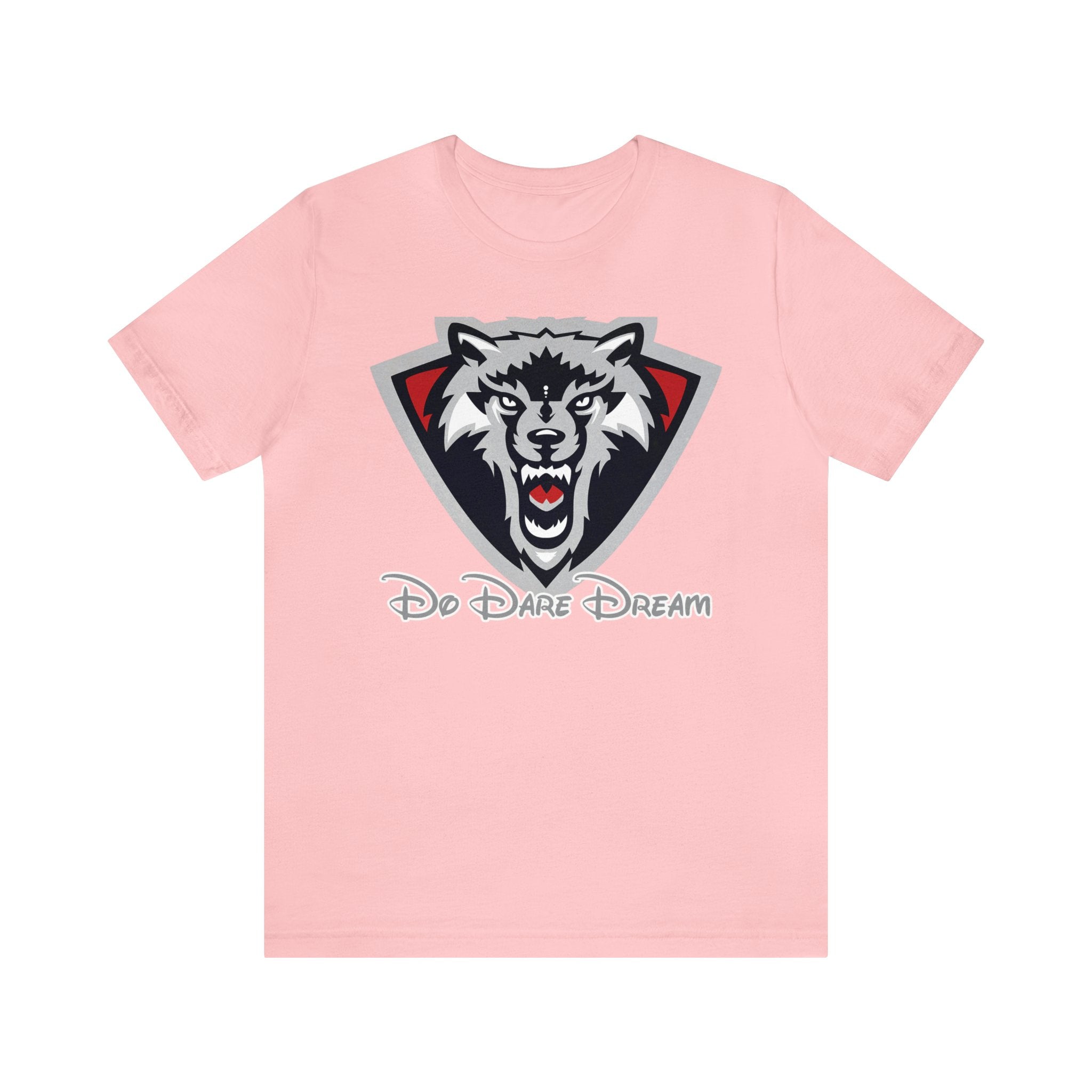 Printify T-Shirt Pink / S Courage Wears a Tee: Be Bold, Be Fierce with Do Dare Dream's Motivational Collection