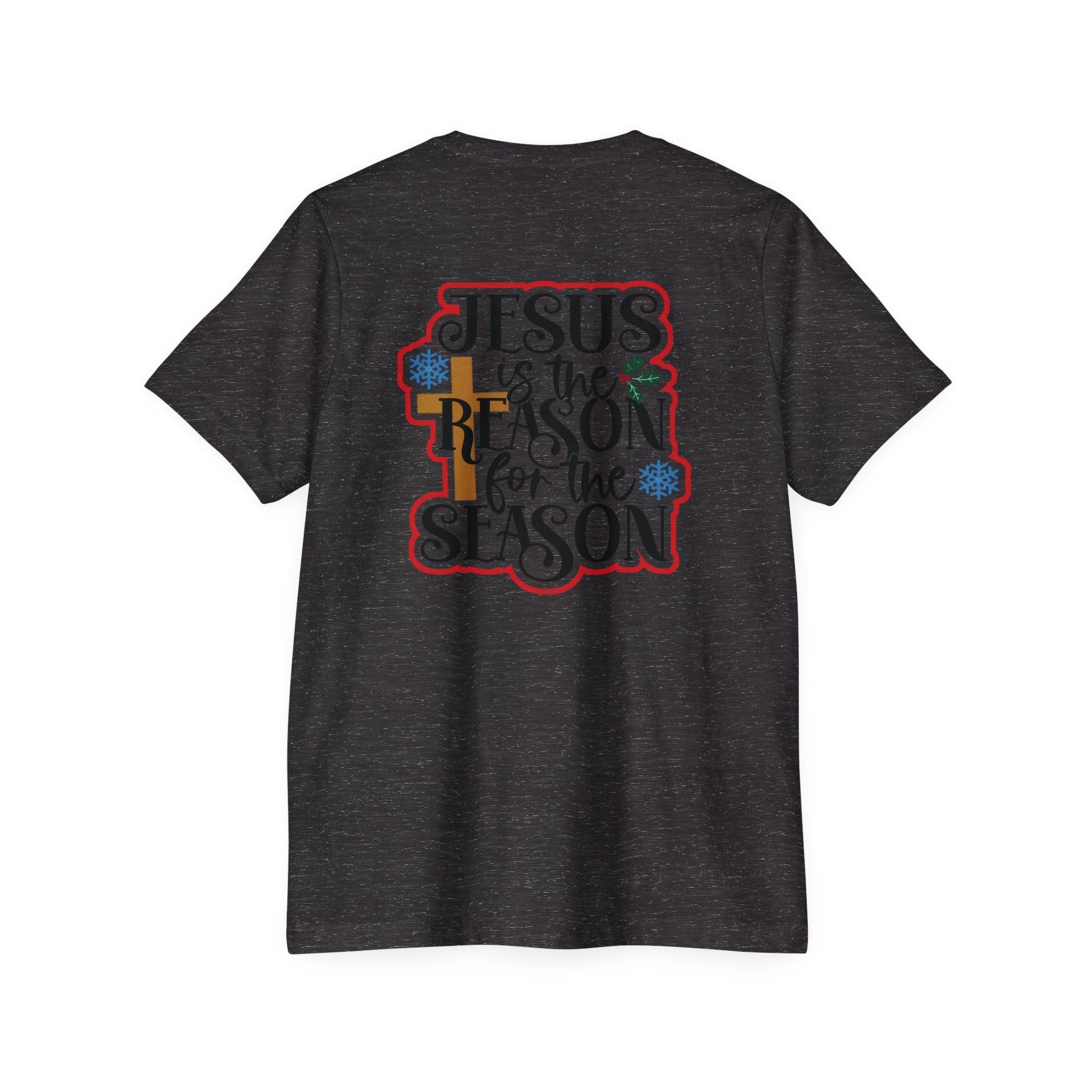 Printify T-Shirt T-shirt Designed for chrismas with logo 'Jesus you are the reason for this season' on back side