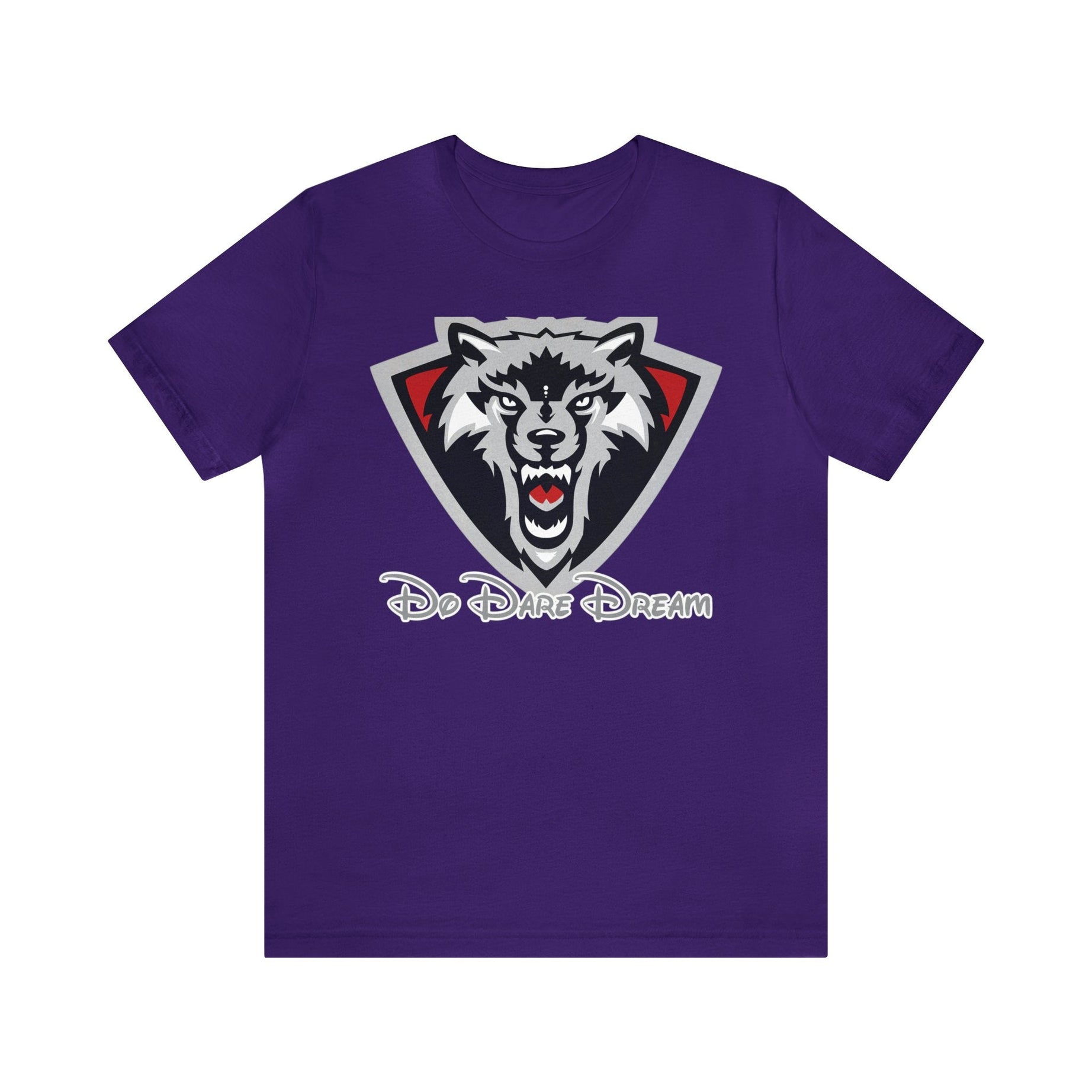 Printify T-Shirt Team Purple / S Courage Wears a Tee: Be Bold, Be Fierce with Do Dare Dream's Motivational Collection
