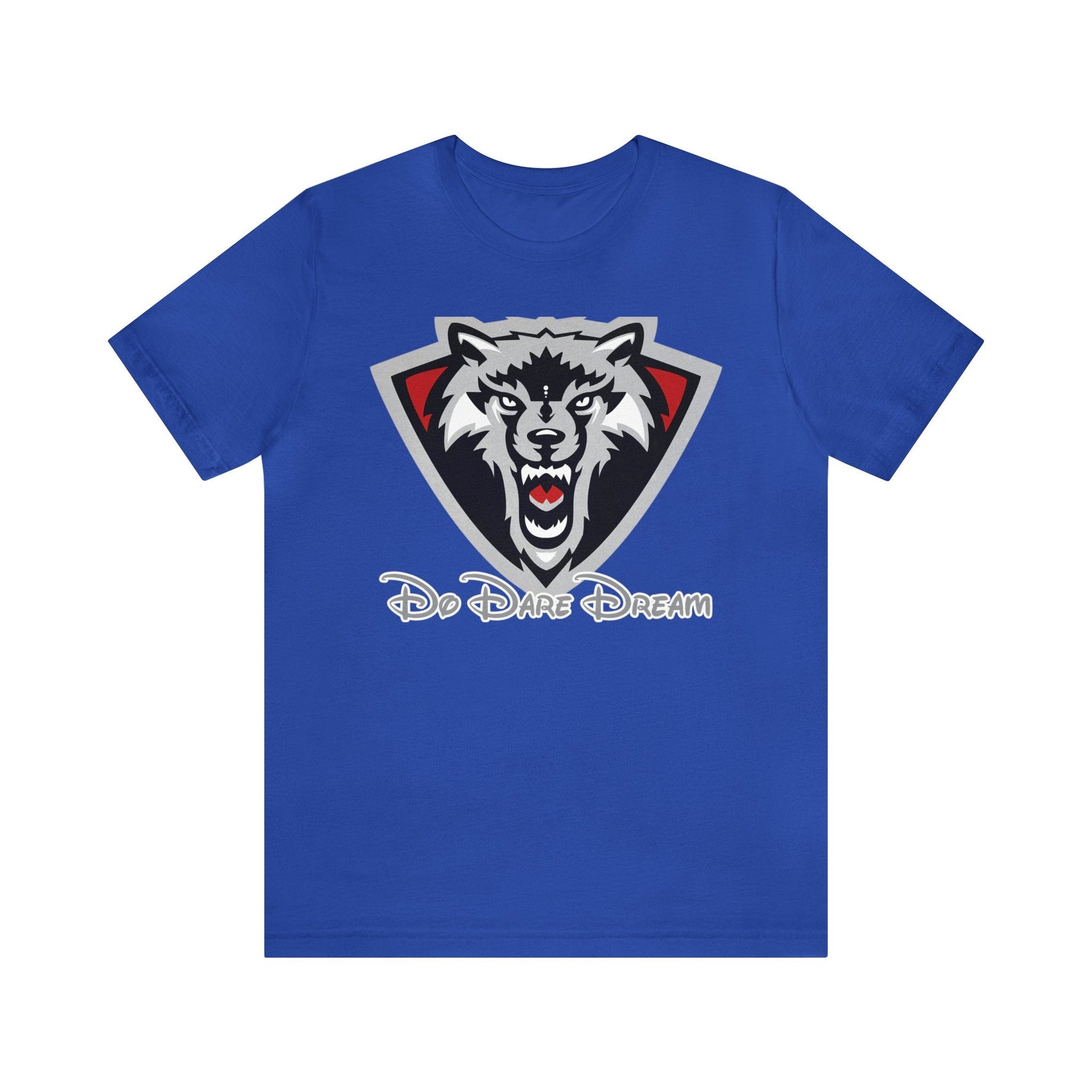 Printify T-Shirt True Royal / S Courage Wears a Tee: Be Bold, Be Fierce with Do Dare Dream's Motivational Collection