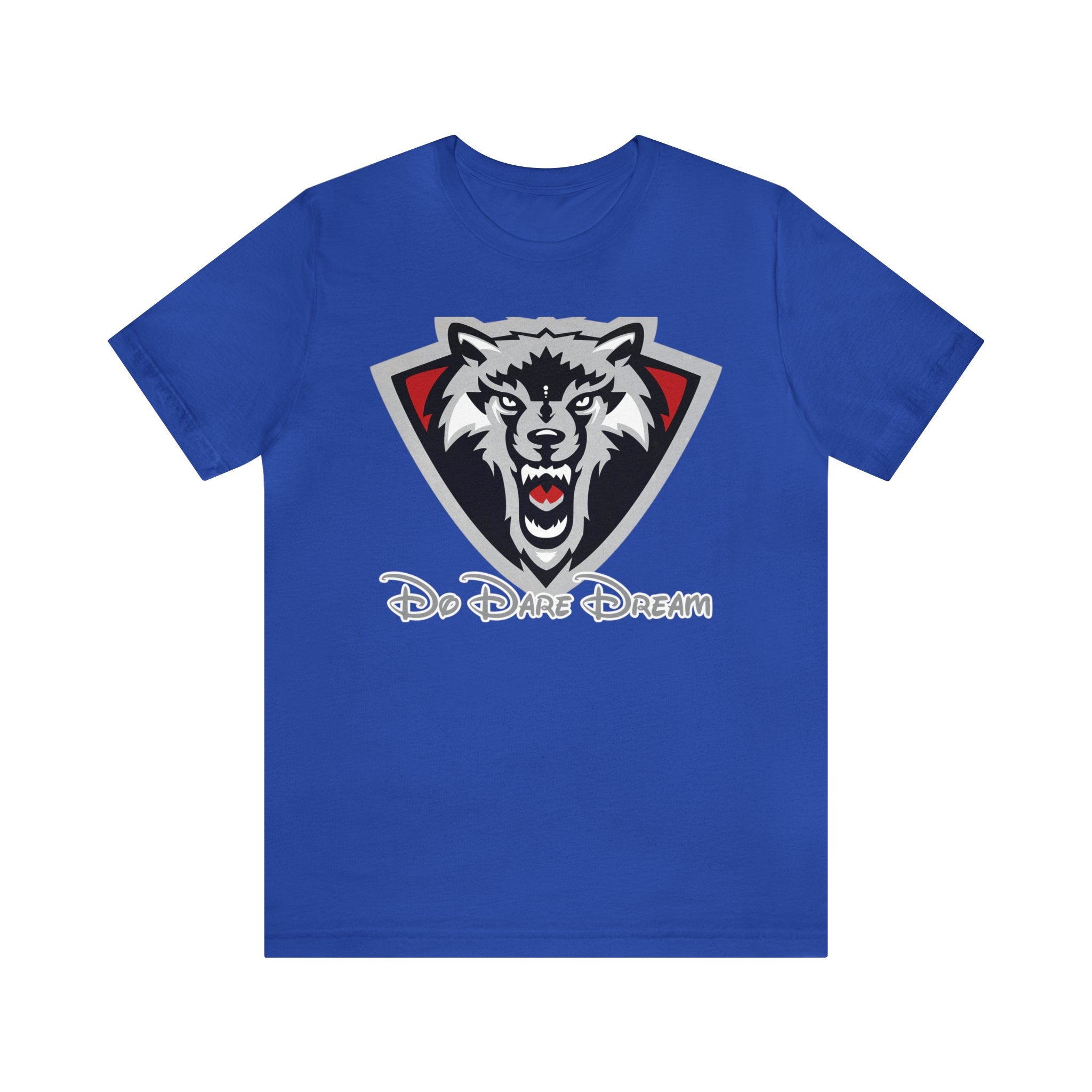 Printify T-Shirt True Royal / S Courage Wears a Tee: Be Bold, Be Fierce with Do Dare Dream's Motivational Collection