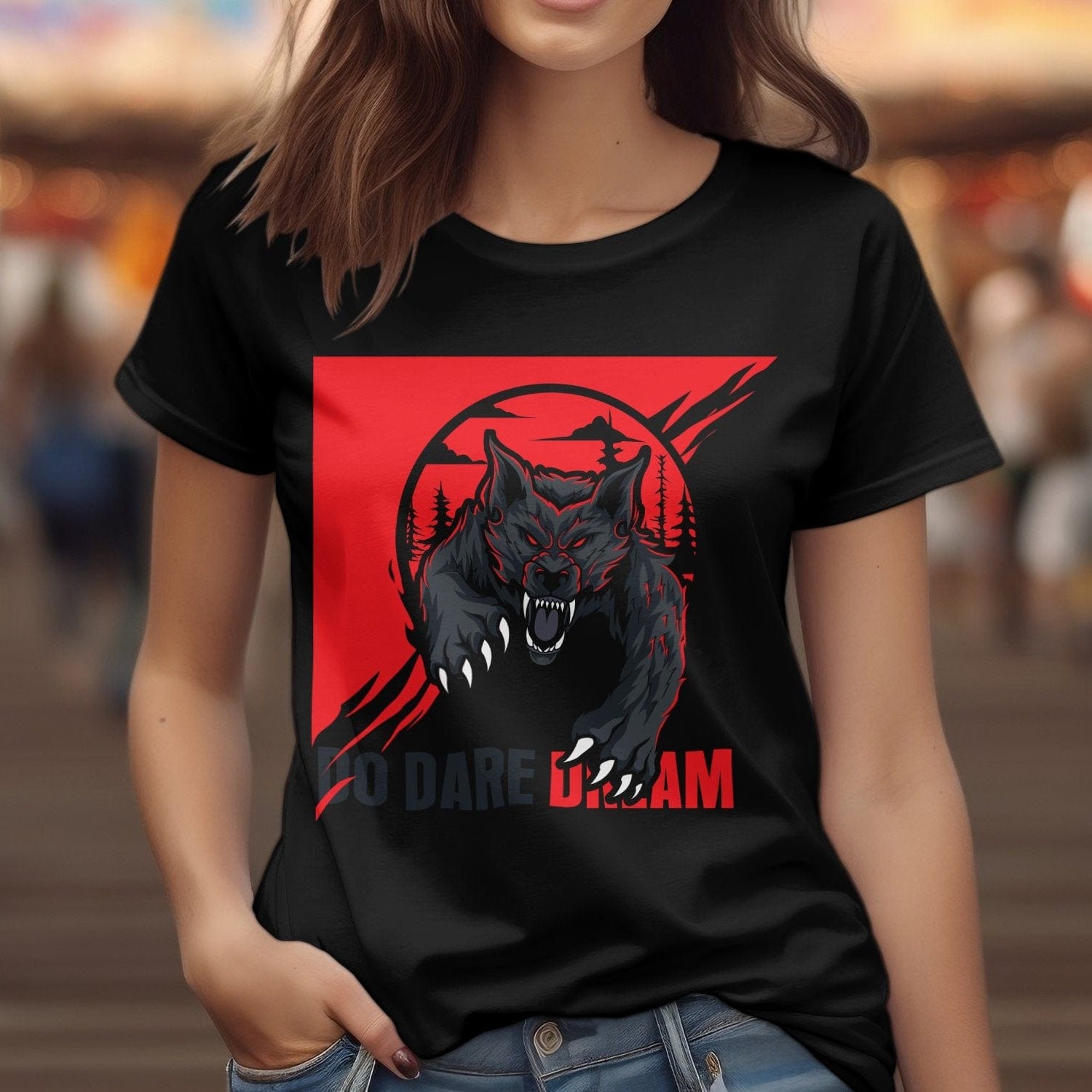 Printify T-Shirt Unisex Heavy Cotton Tee shirt with Fearless Motivational quotes