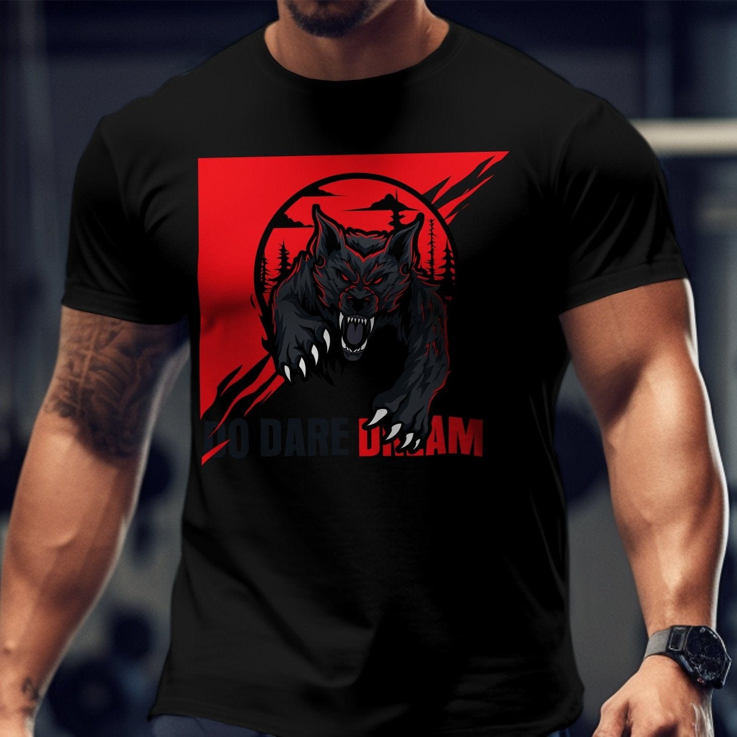 Printify T-Shirt Unisex Heavy Cotton Tee shirt with Fearless Motivational quotes