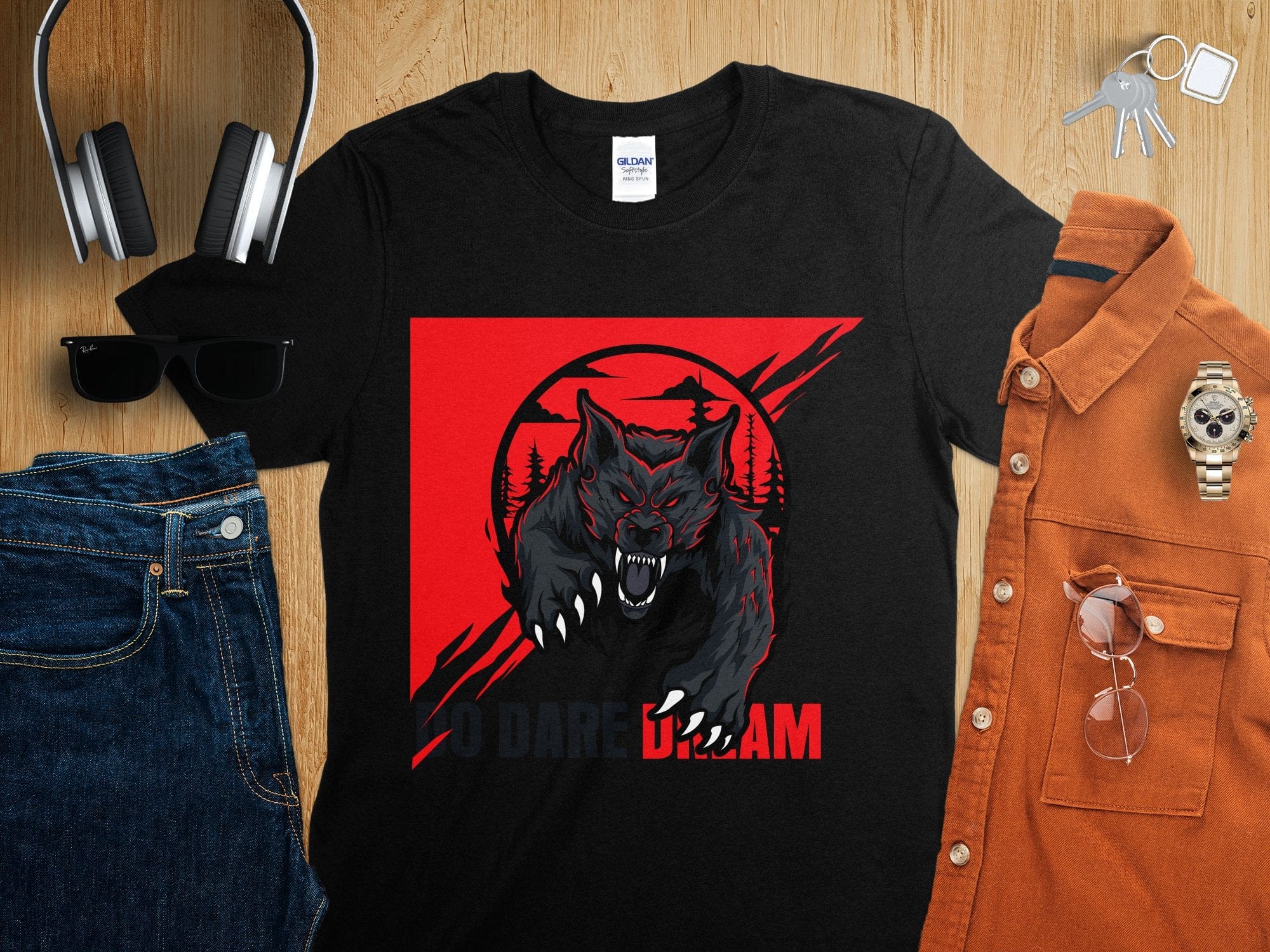 Printify T-Shirt Unisex Heavy Cotton Tee shirt with Fearless Motivational quotes